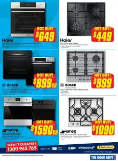 Preview of The Good Guys catalogue  - valid from 25.03.2026 | Page: 4 | Products: Pizza, Oven, Grill, Fan