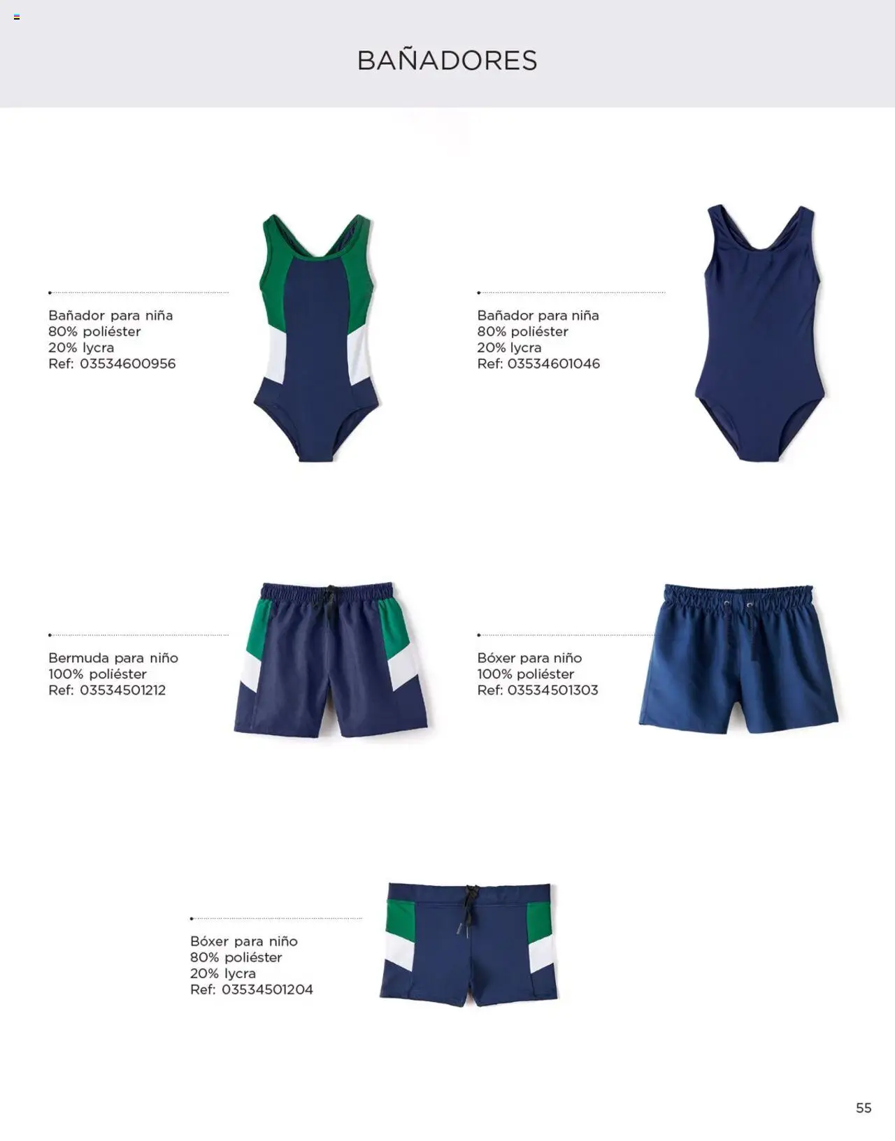 Nuevas ofertas de El Corte Inglés válidas en toda la República Mexicana desde el 04.04.2025. ¡Encuentra las mejores ofertas en El Corte Inglés catálogo Colección Uniformes 2024! | Página: 55 | Productos: Bermuda