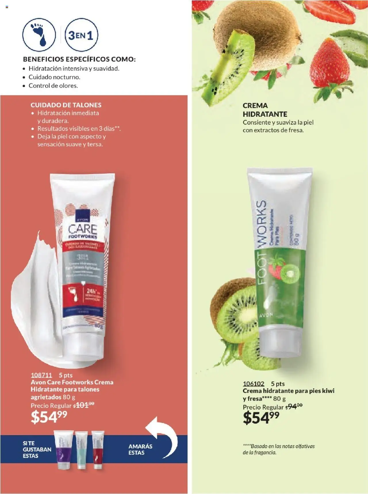 Nuevas ofertas de AVON válidas en toda la República Mexicana desde el 17.03.2025. ¡Encuentra las mejores ofertas en AVON campaña 7 2025! | Página: 206 | Productos: Fresa, Crema, Kiwi, Té