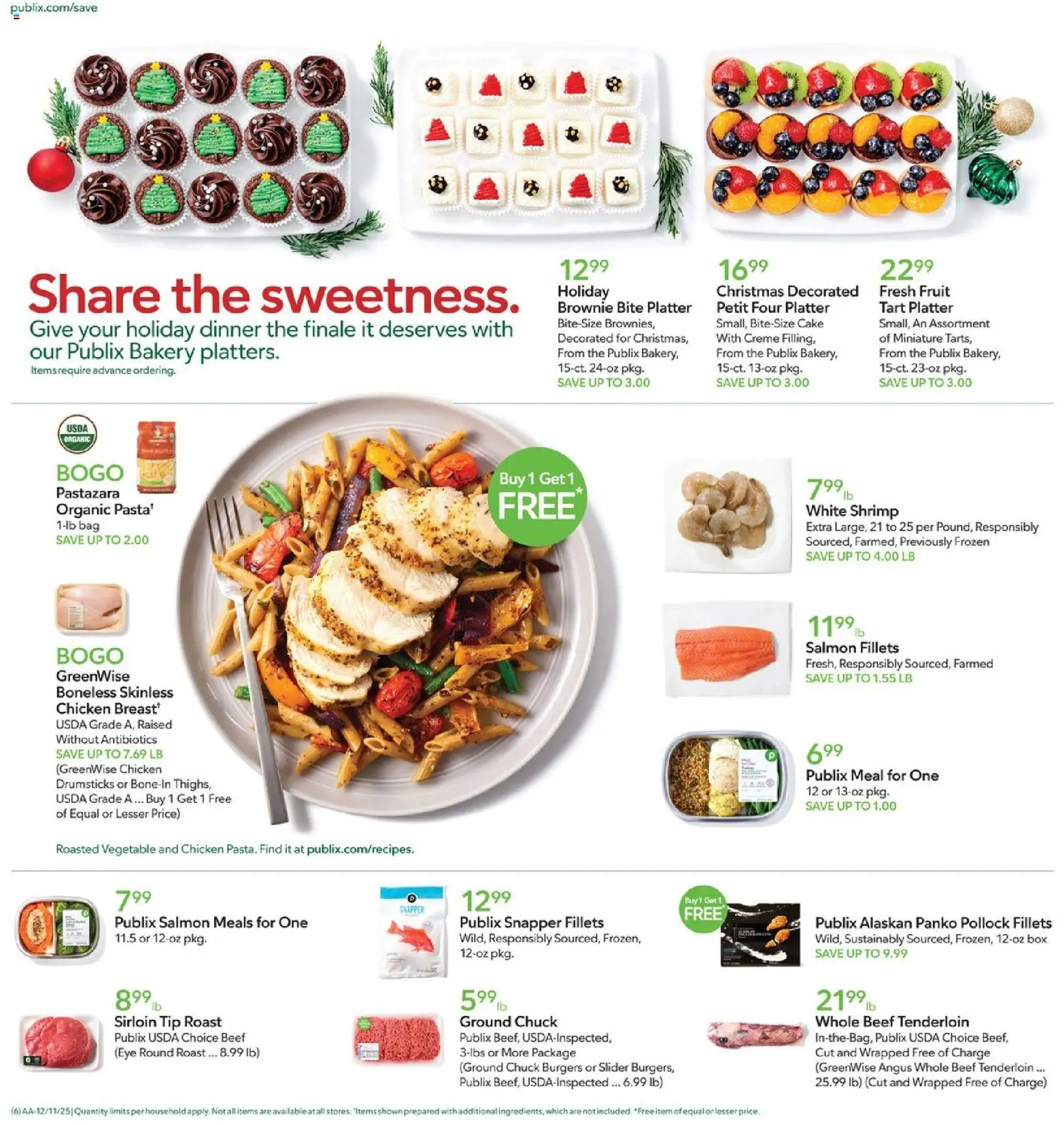 Publix Weekly Ad - valid from 10.12.2025 | Page: 6 | Products: Bakery, Box, Beef, Bag
