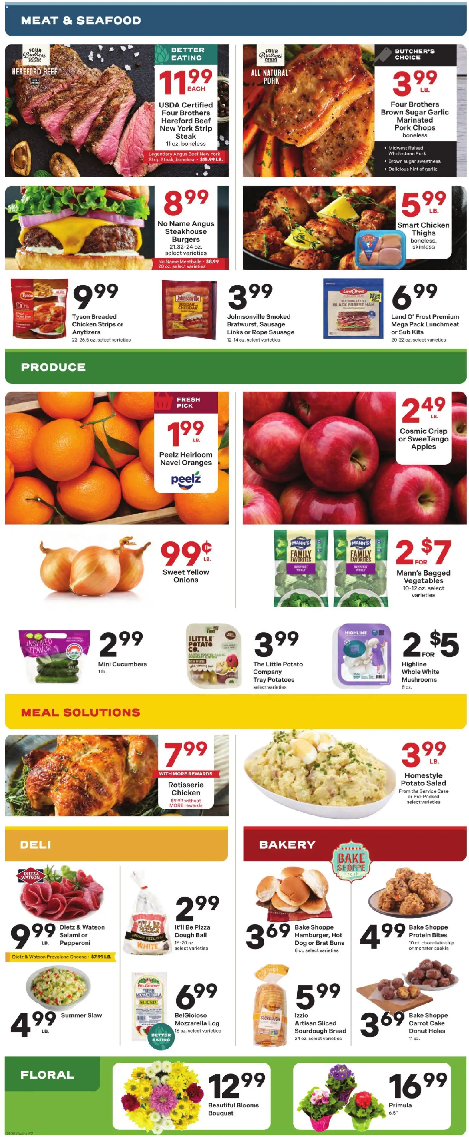Coborn's Weekly Ad - valid from 08.04.2026 | Page: 2 | Products: Bakery, Beef, Sugar, Garlic