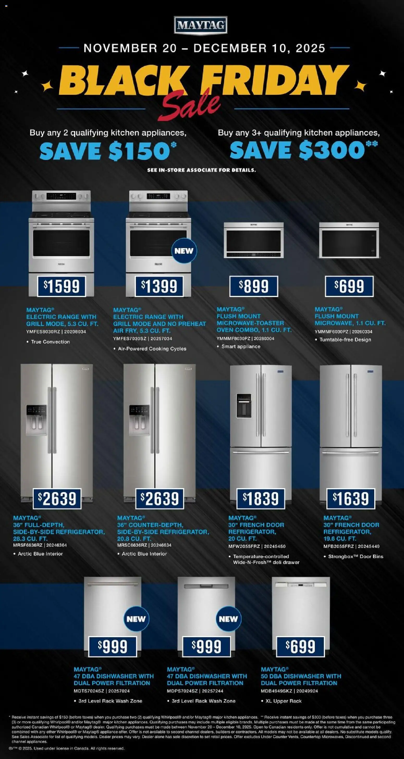 Leon's flyer valid from 20.11.2025 | Page: 5 | Products: Refrigerator, Oven, Dishwasher, Grill