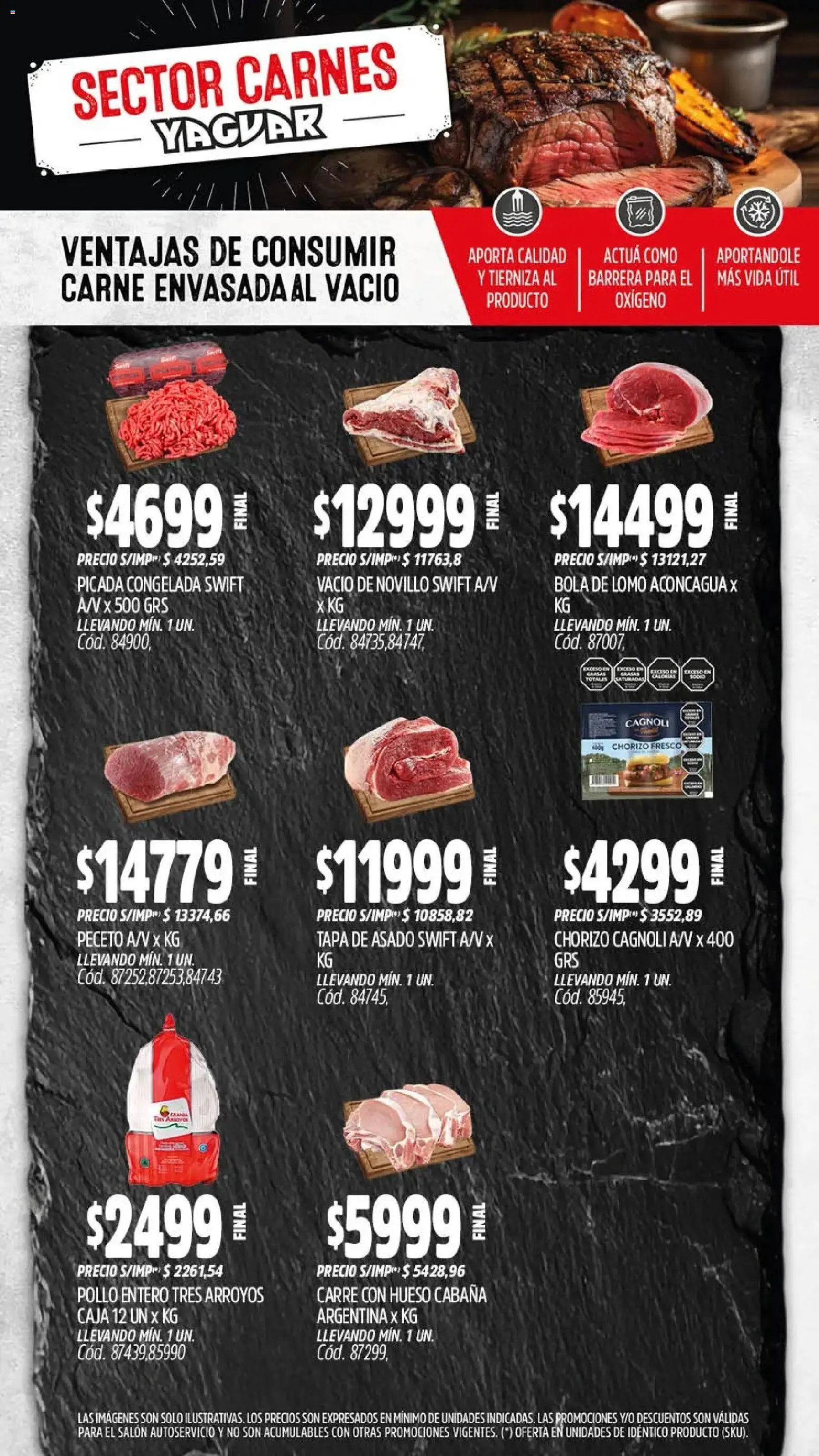 Yaguar catálogo │ válido desde el 02.03.2026 | Página: 4 | Productos: Pollo, Caja, Chorizo