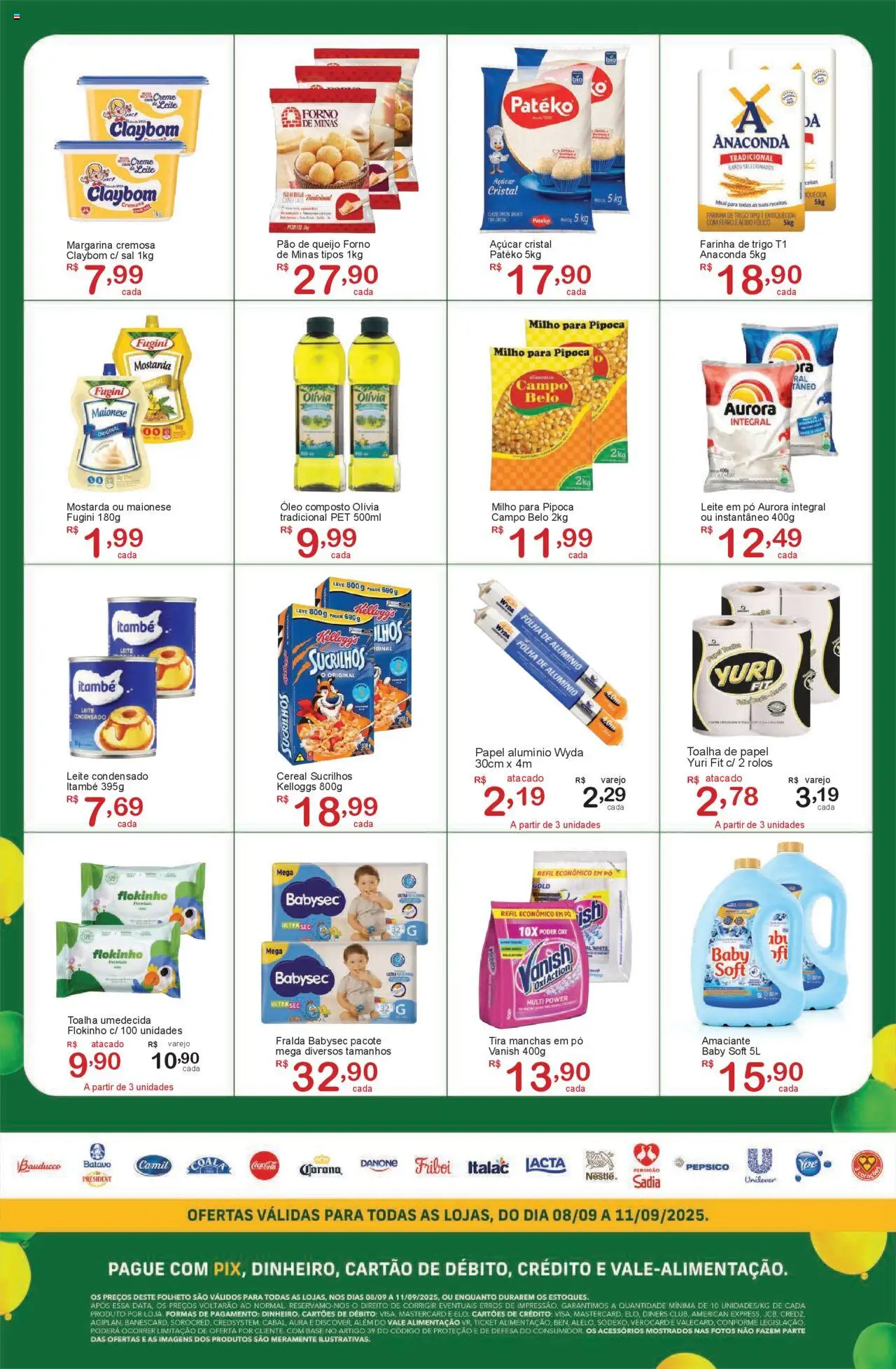 GIGA Atacado Folheto - válido de 08.09.2025 | Página: 4 | Produtos: Pó, Pão, Creme, Açúcar