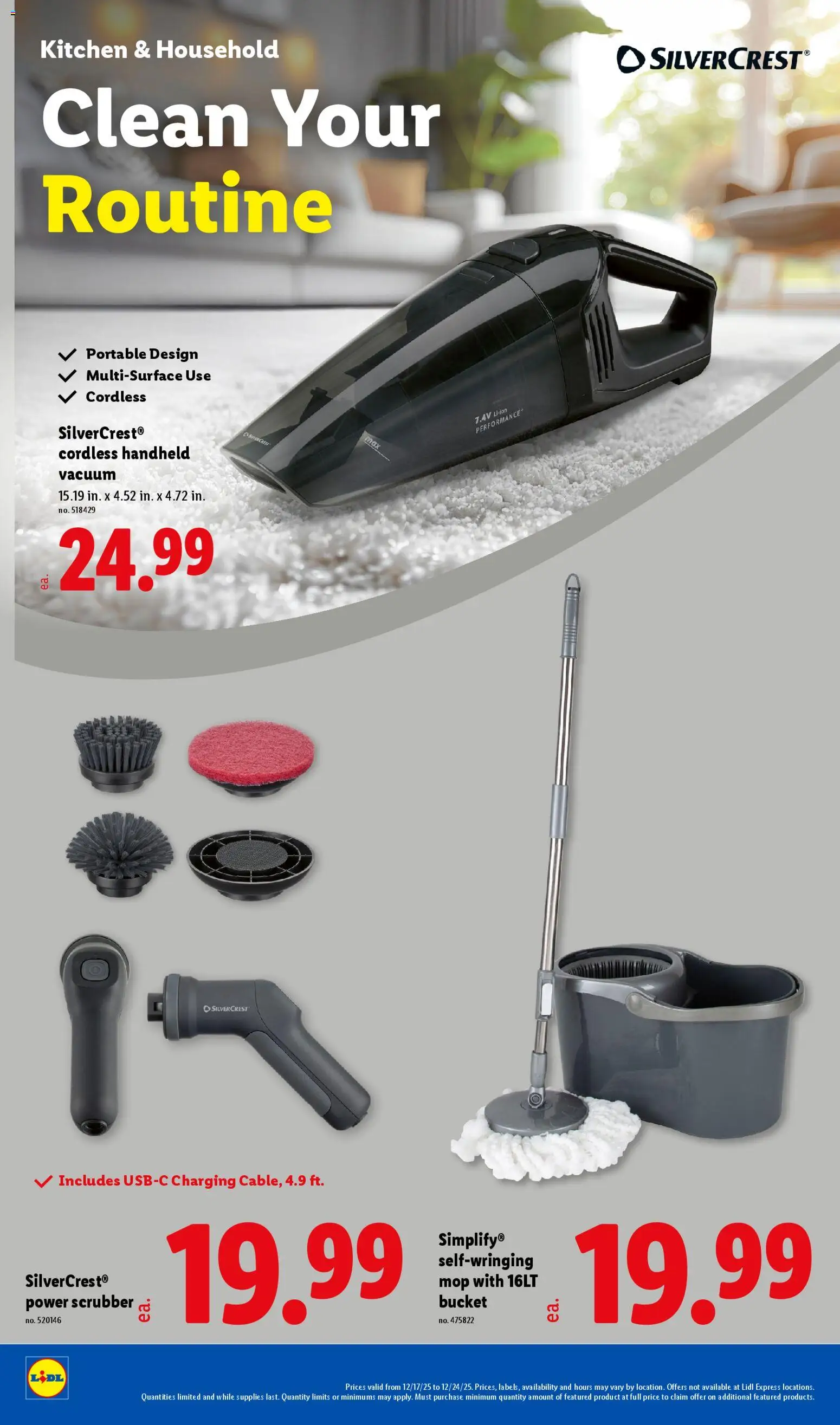 Lidl Weekly Ad - valid from 17.12.2025 | Page: 32 | Products: Vacuum
