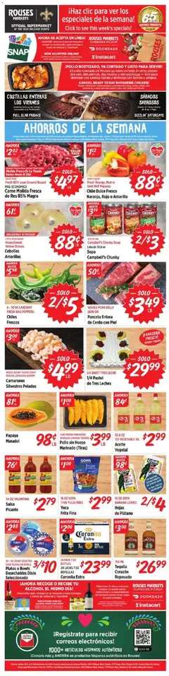 Preview of Rouses weekly ads valid from 05.11.2025