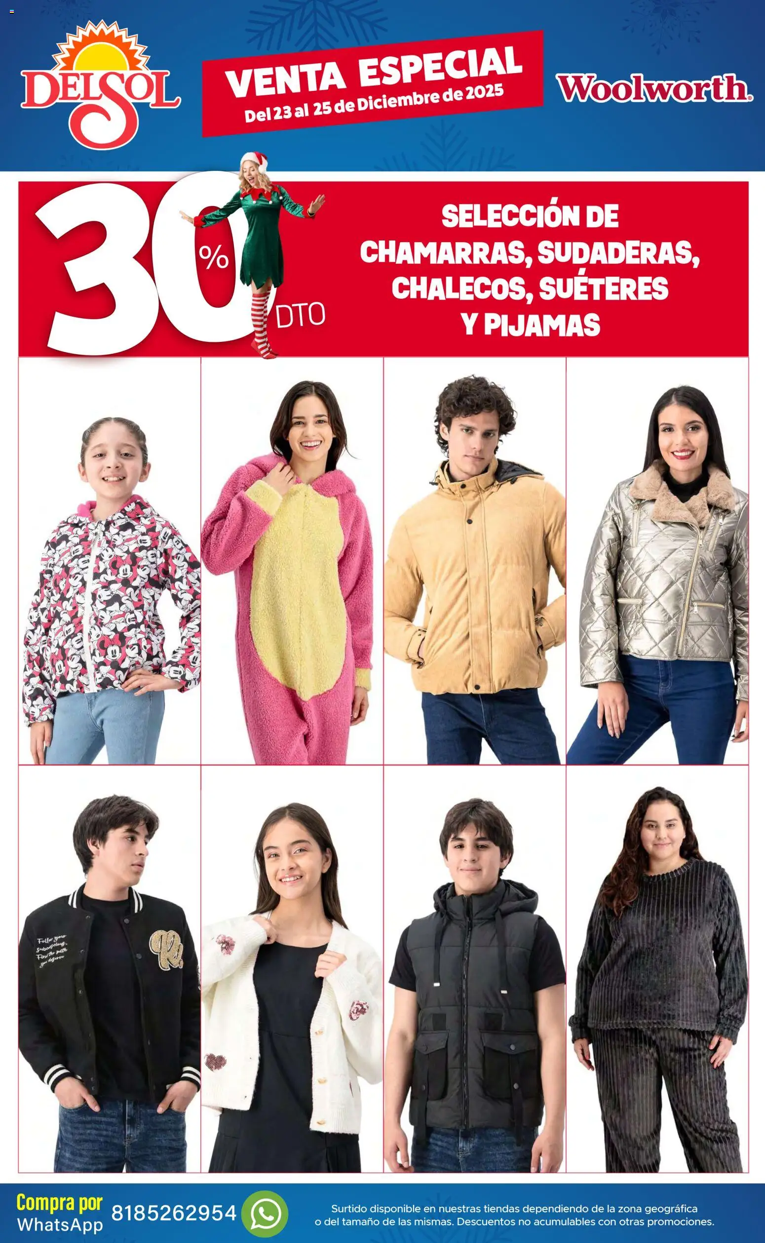 Nuevas ofertas de Del Sol y Woolworth válidas en toda la República Mexicana desde el 23.12.2025. ¡Encuentra las mejores ofertas en Del Sol y Woolworth catálogo Venta Especial de Navidad 3! | Página: 5