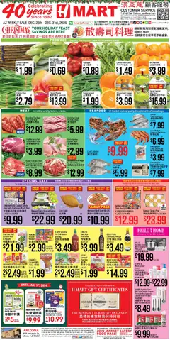 Preview of Hmart weekly ads valid from 25.12.2025