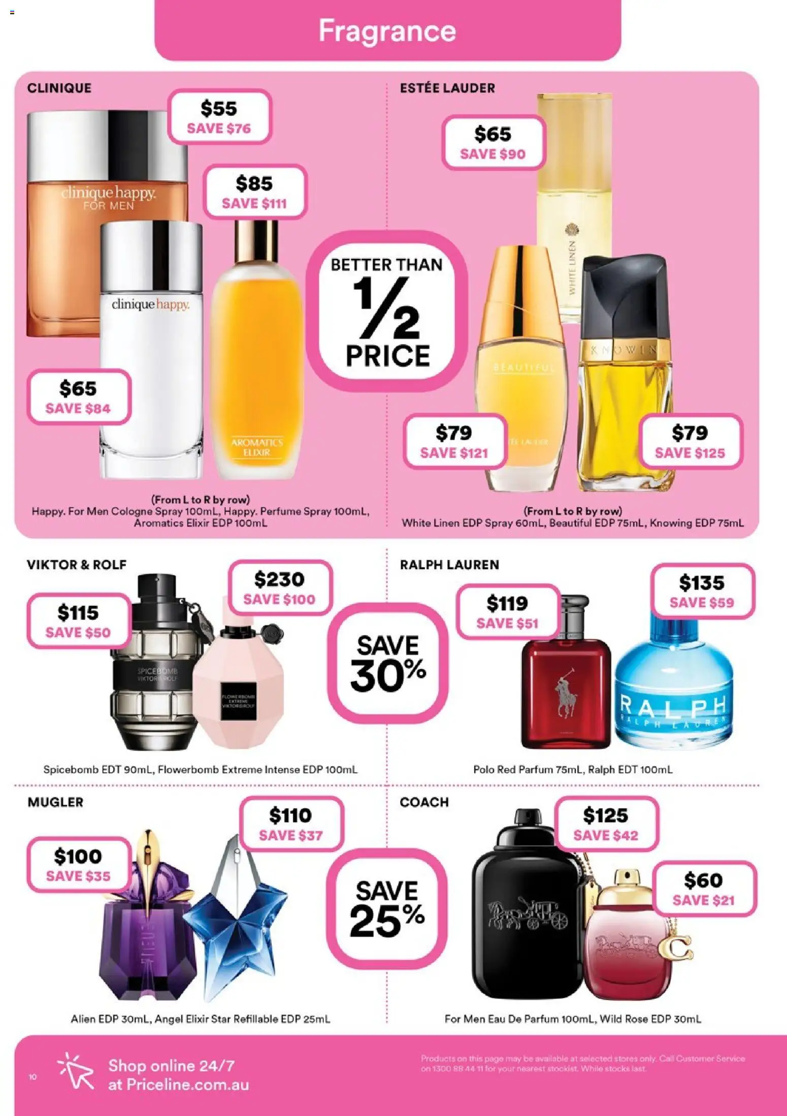 Priceline Pharmacy catalogue - valid from 22.01.2026 | Page: 10 | Products: Perfume, Fragrance, Linen, Cologne