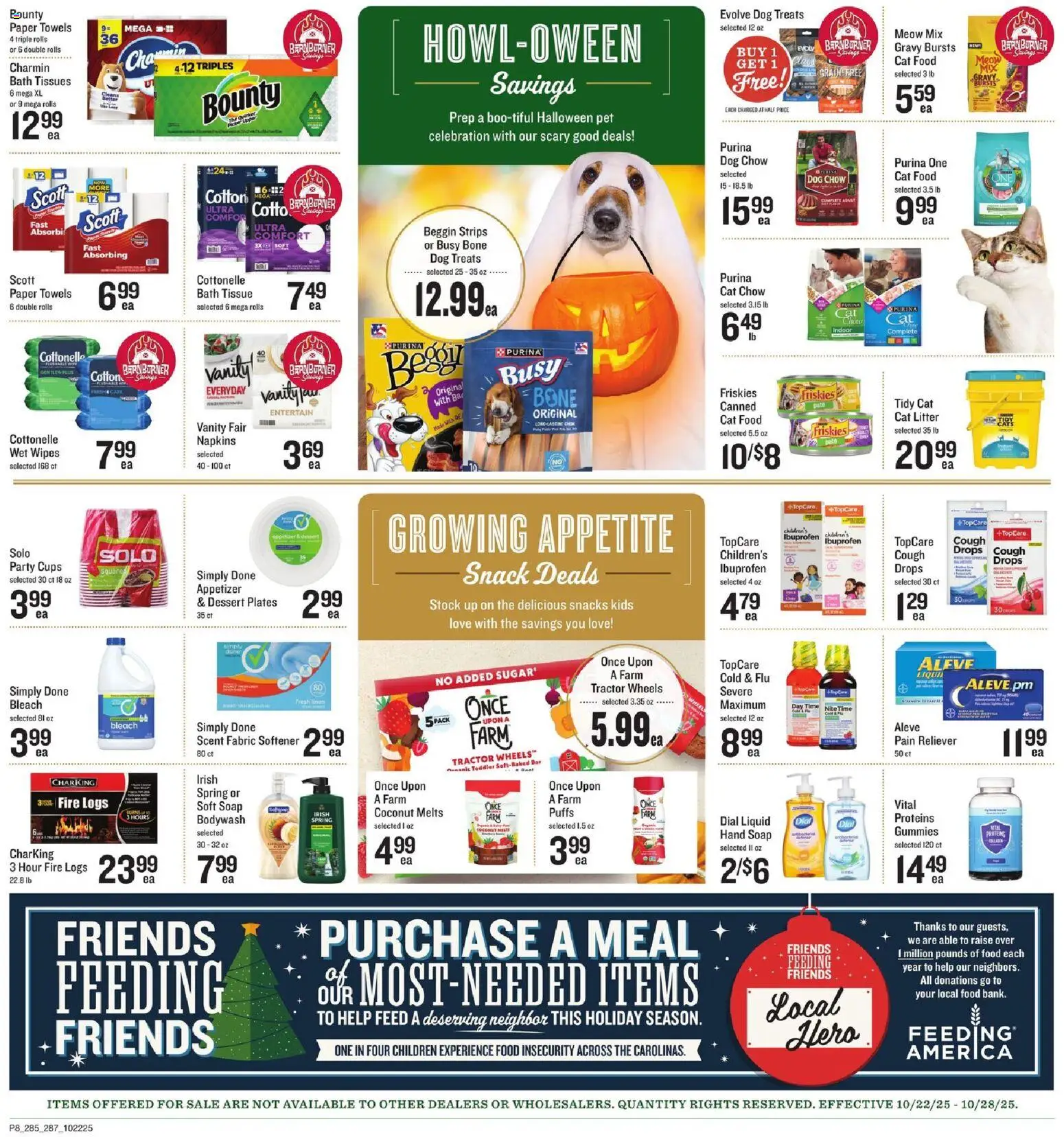 Lowes Foods Weekly Ad - NC - valid from 22.10.2025 | Page: 13 | Products: Bath, Cat Food, Cat Litter, Soap