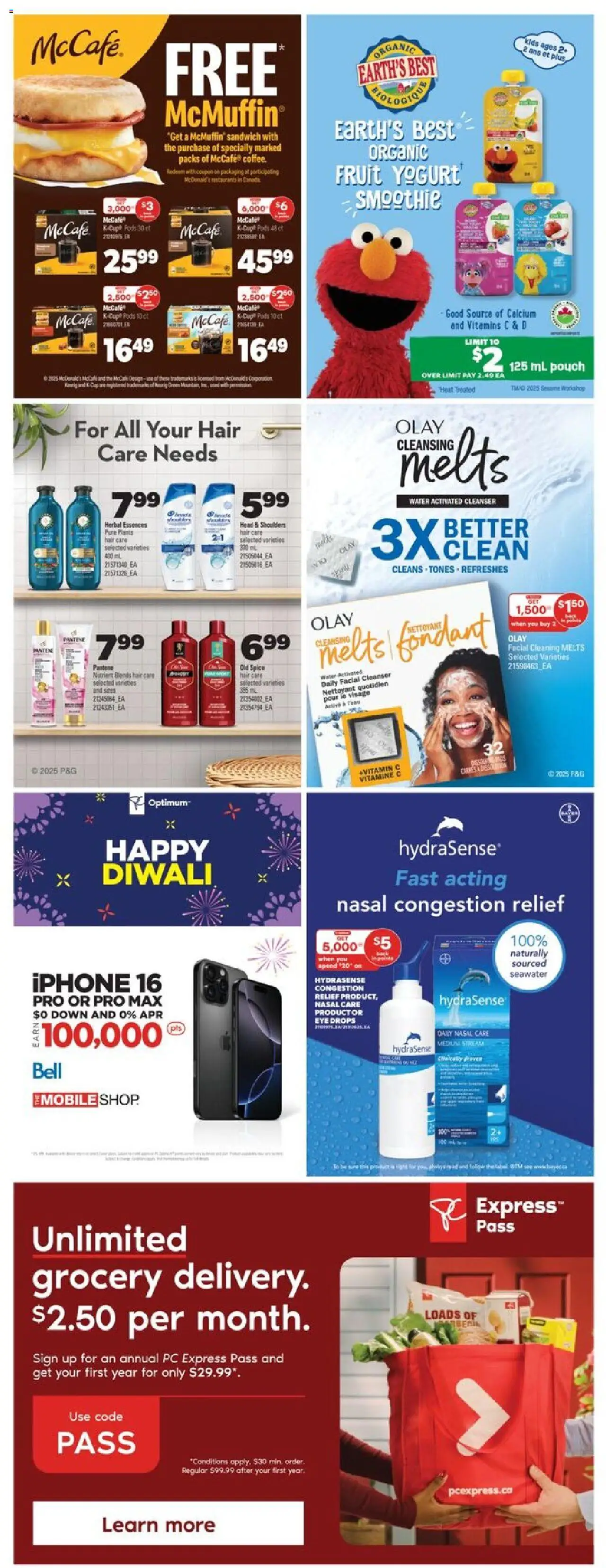 Real Canadian Superstore flyer valid from 16.10.2025 | Page: 38 | Products: PC, Yogurt