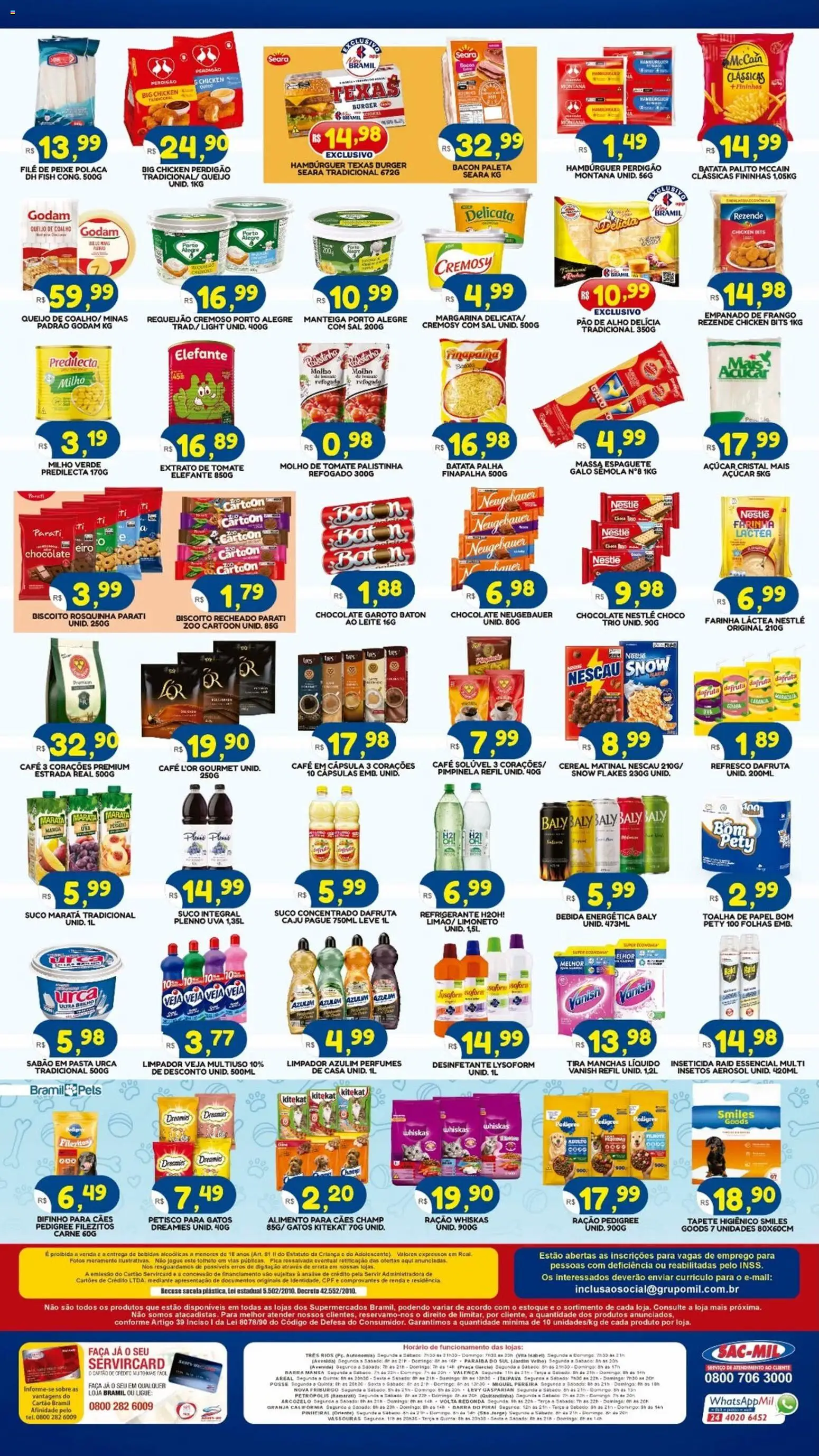 Bramil Supermercados Folheto - válido de 16.03.2026 | Página: 2 | Produtos: Sabão, Tapete higiênico, Massa, Perfumes