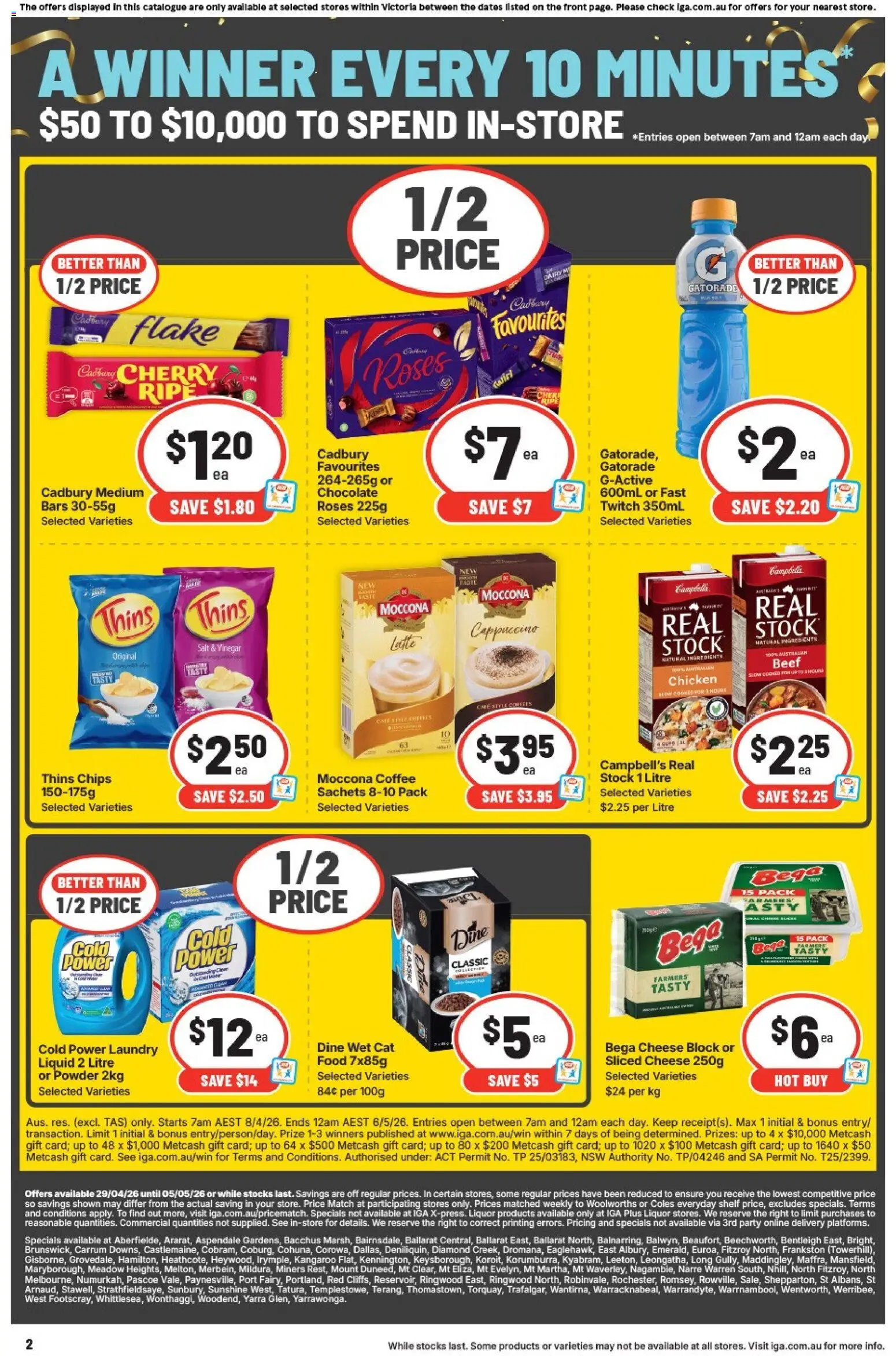 IGA catalogue - valid from 29.04.2026 | Page: 32 | Products: Shelf, Cheese, Coffee, Laundry