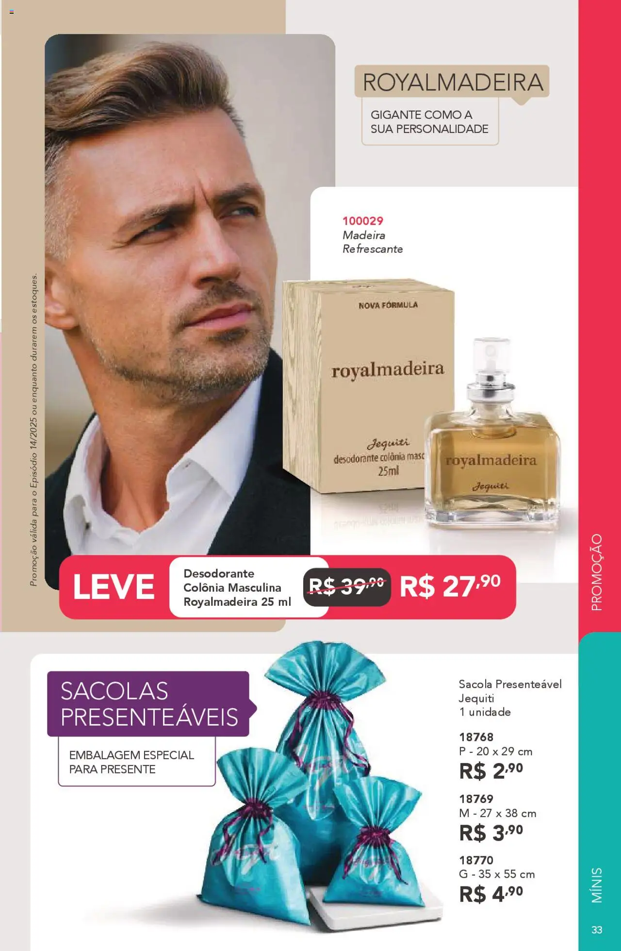 Jequiti Folheto - válido de 03.10.2025 | Página: 33 | Produtos: Desodorante