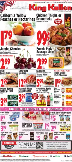 Preview of King Kullen weekly ads valid from 18.07.2025