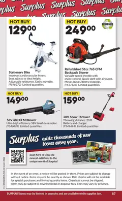 Preview of Princess Auto - 2 Week Sale! from shop Princess Auto valid from 10.02.2026 | Page: 92 | Products: Backpack, Battery