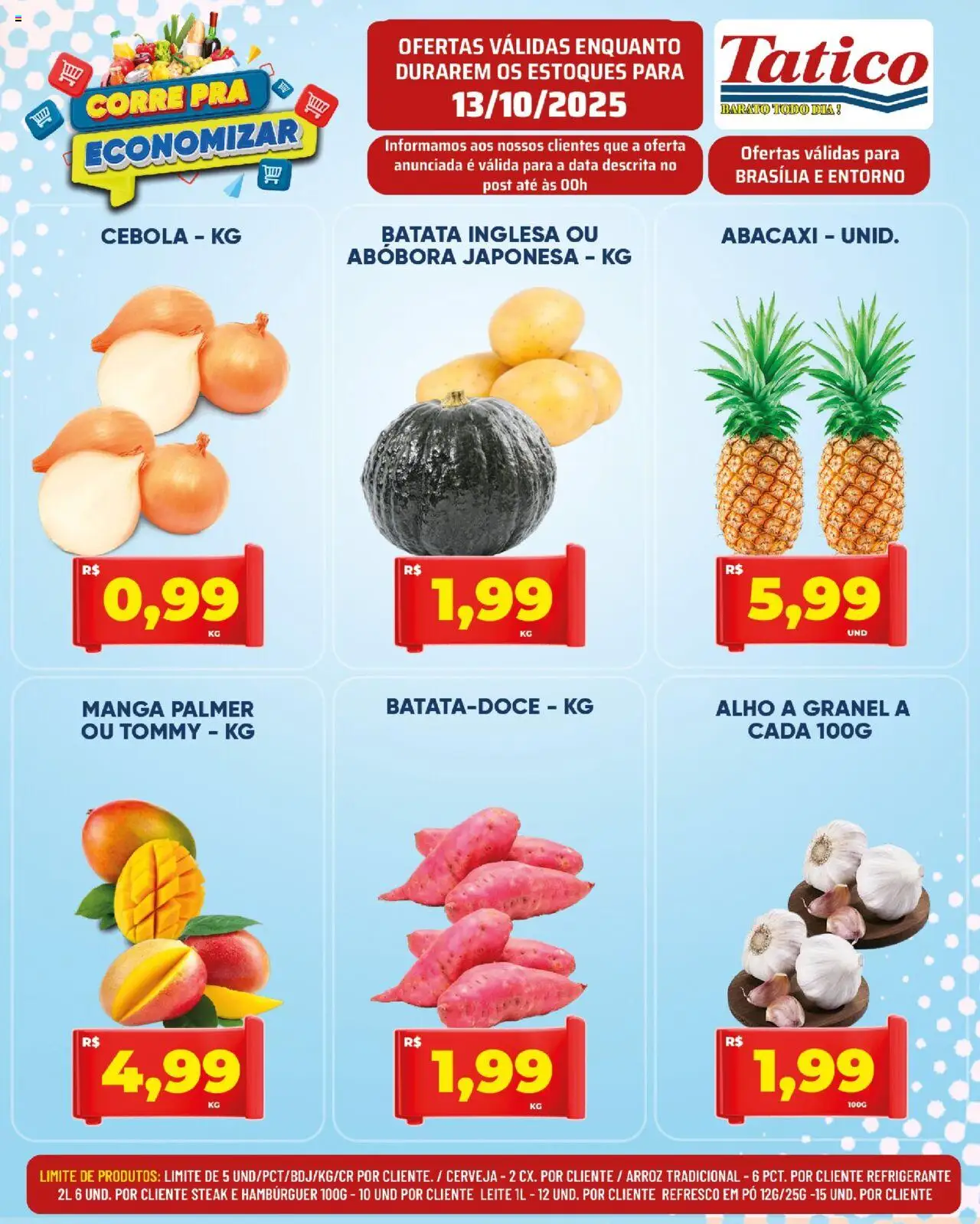 Tatico Folheto - válido de 14.10.2025 | Página: 20 | Produtos: Abóbora, Arroz, Refrigerante, Batata