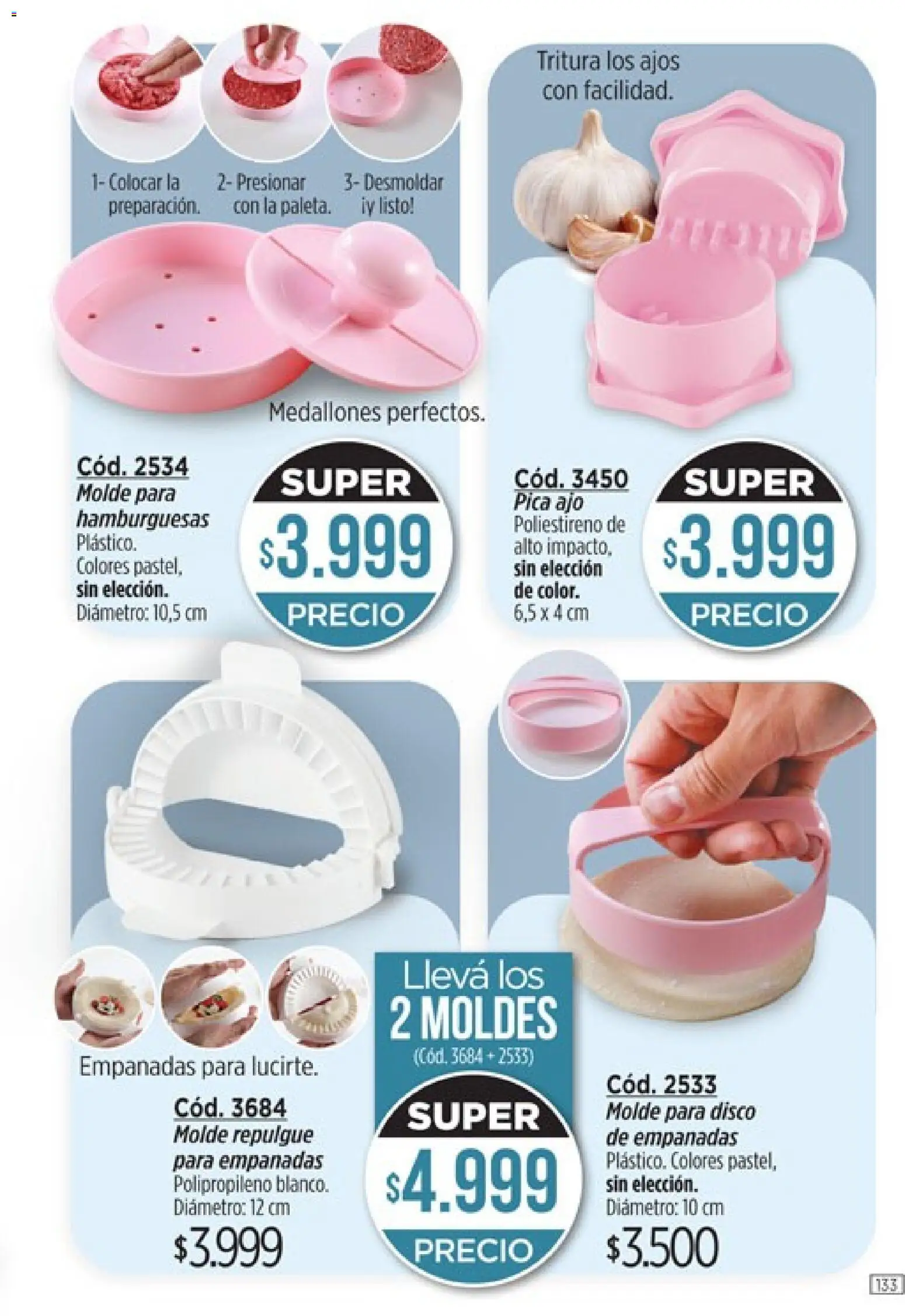Catálogo Amodil Campaña 1/2026 │ válido desde el 01.01.2026 | Página: 133 | Productos: Disco, Molde, Ajo