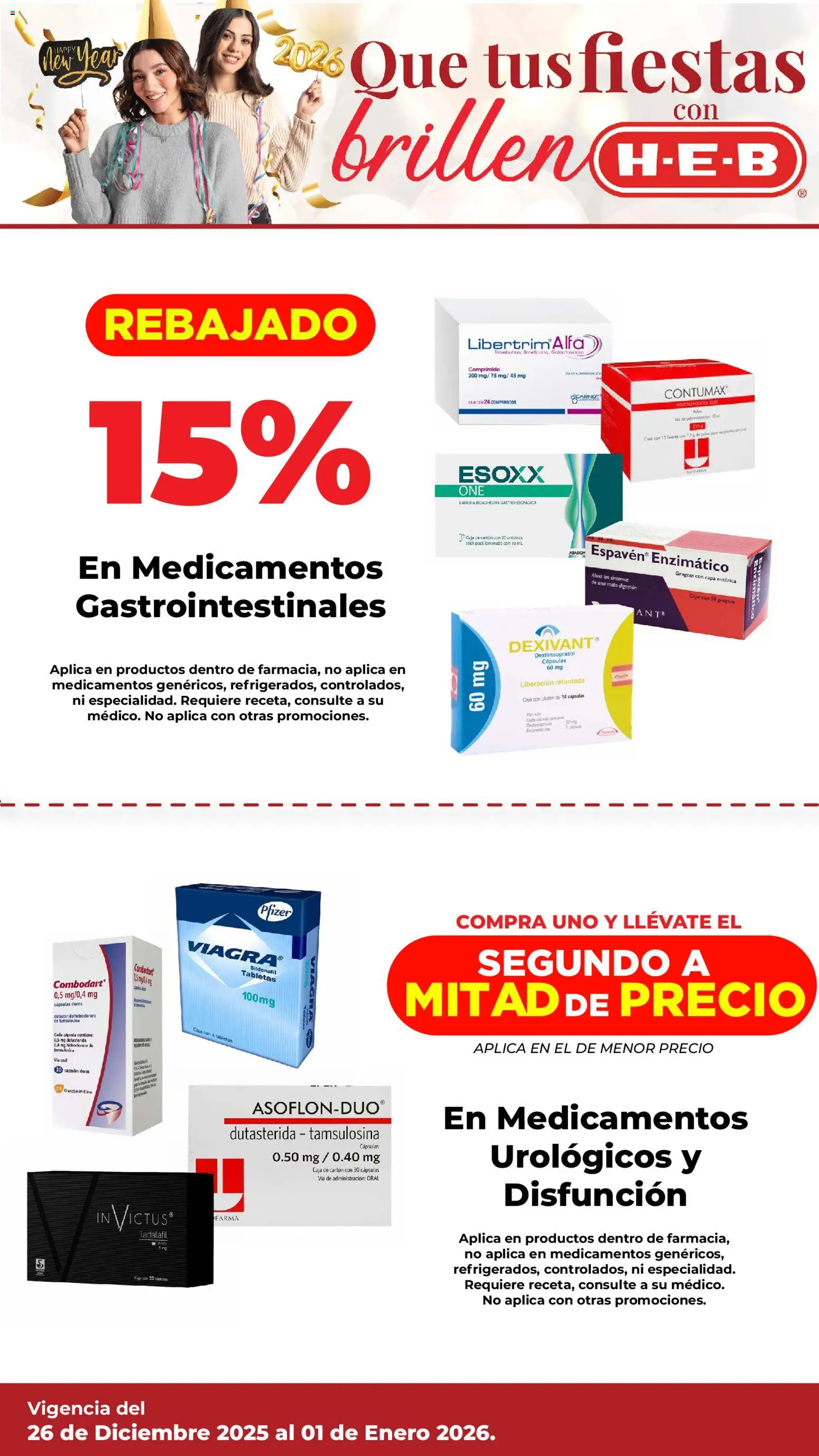 Nuevas ofertas de H-E-B válidas en toda la República Mexicana desde el 26.12.2025. ¡Encuentra las mejores ofertas en H-E-B folleto! | Página: 9 | Productos: Caja