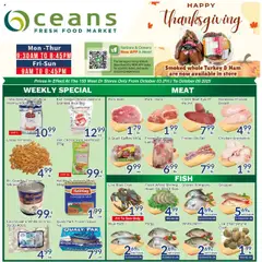 Preview of Oceans weekly flyer / circulaire from shop Oceans valid from 03.10.2025