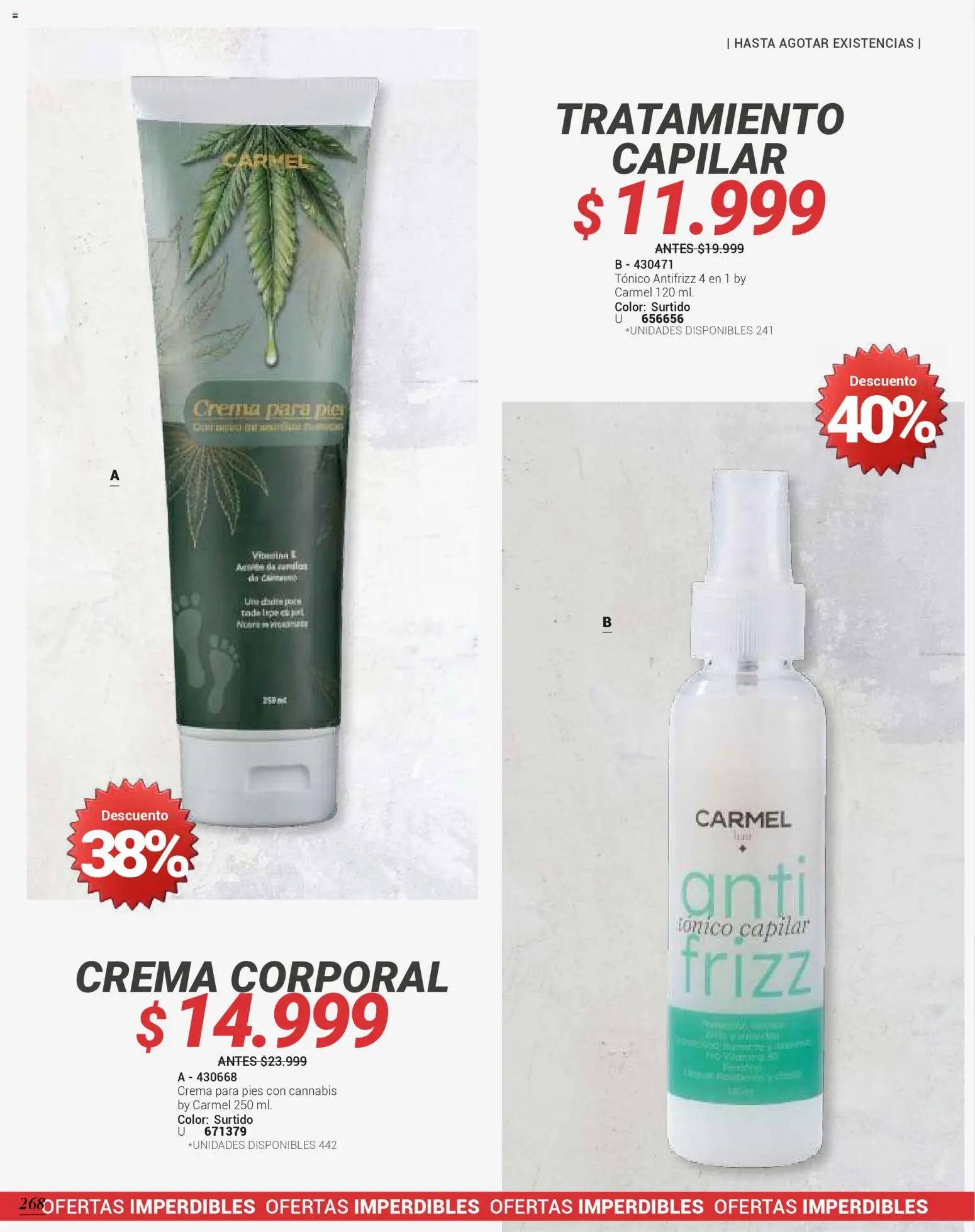 Carmel revista - valida desde el 01.03.2026 | Página: 268 | Productos: Crema