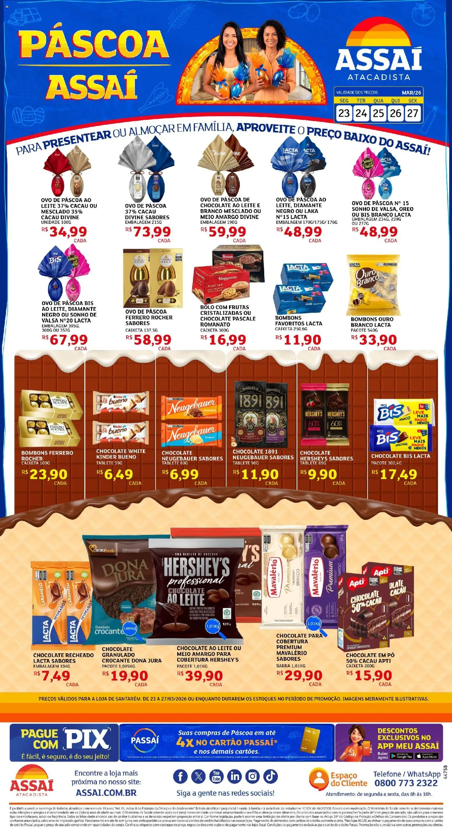 Assaí Atacadista Folheto - válido de 23.03.2026 | Página: 1