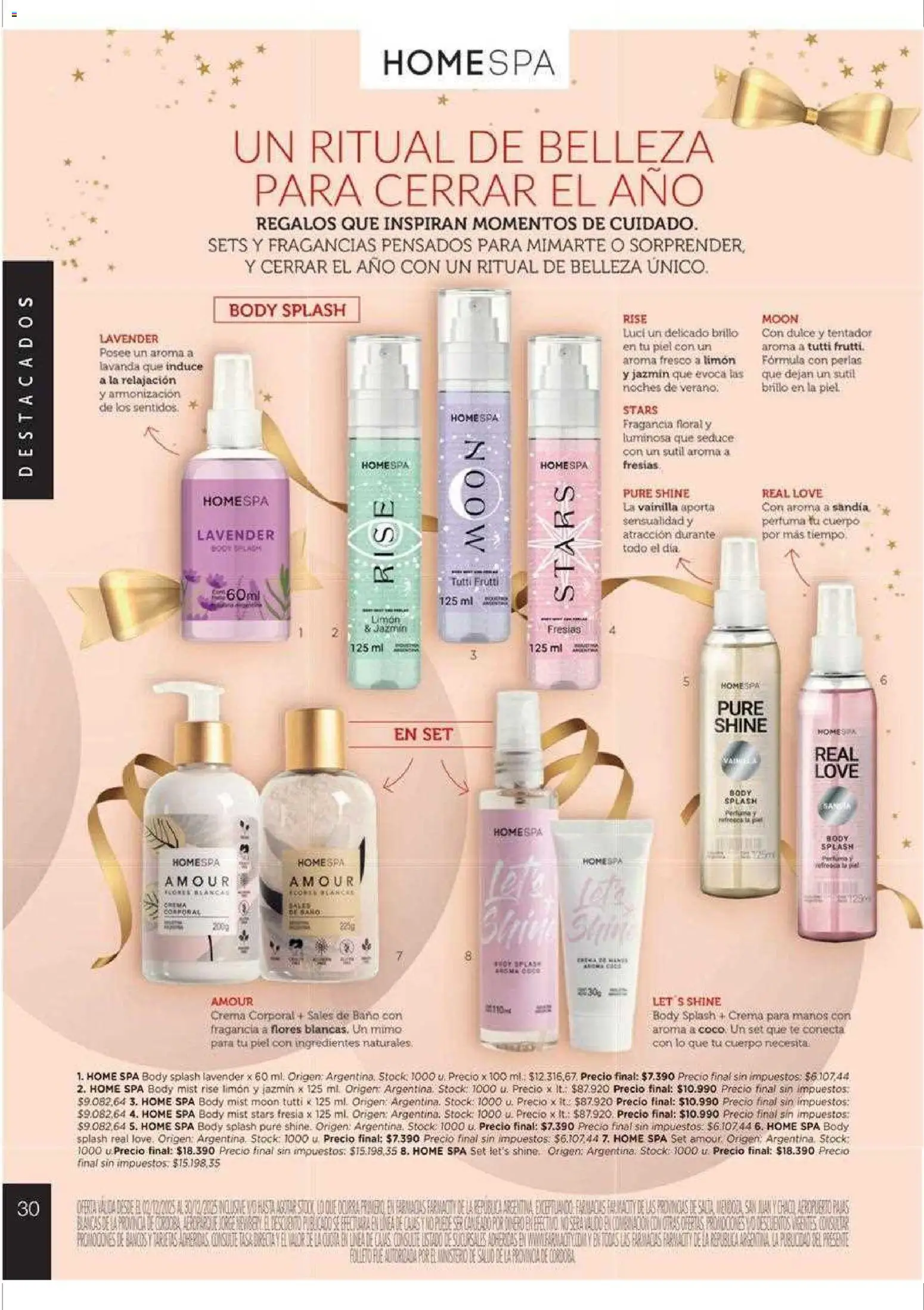 Farmacity catálogo │ válido desde el 02.12.2025 | Página: 30 | Productos: Fragancia, Sales, Té, Crema