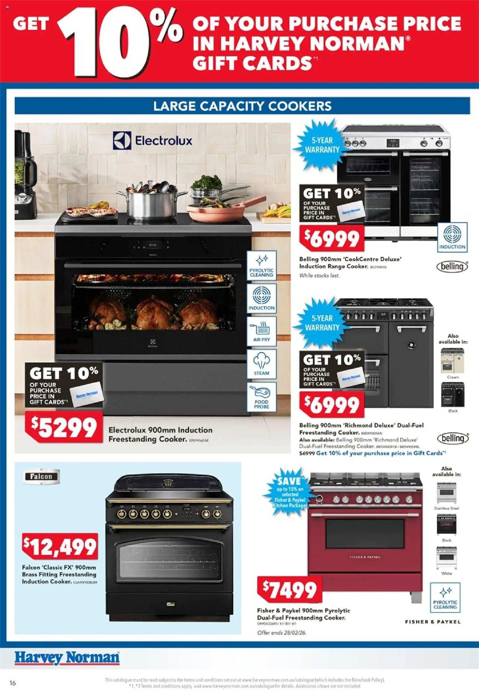 Harvey Norman catalogue - valid from 20.02.2026 | Page: 16 | Products: Cream, Accessories