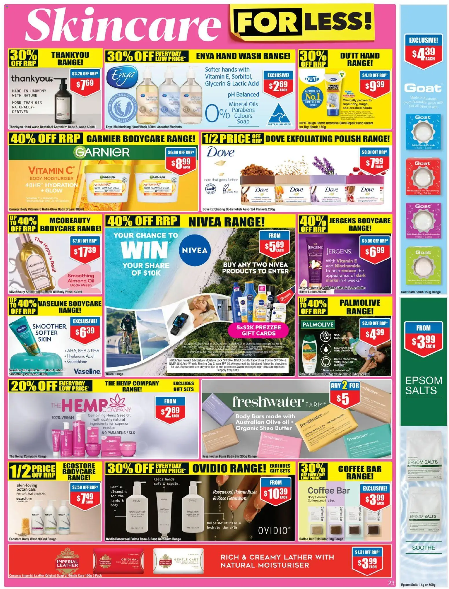 Chemist Warehouse catalogue - valid from 01.01.2026 | Page: 23 | Products: Cocoa, Soap, Wood, Cap