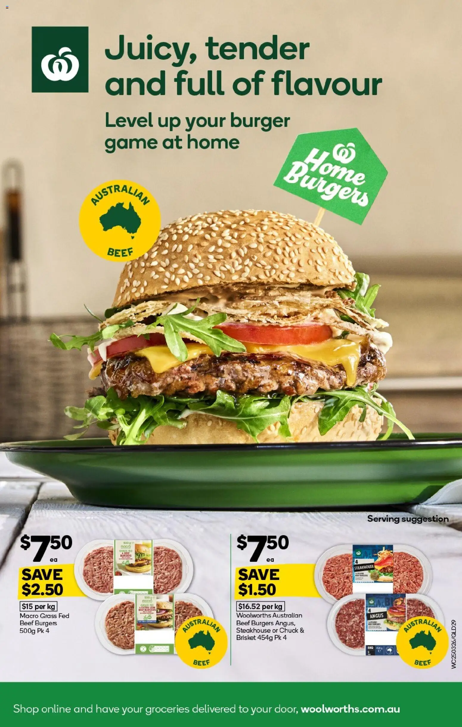 Woolworths catalogue - valid from 25.03.2026 | Page: 29 | Products: Grass, Beef, Game