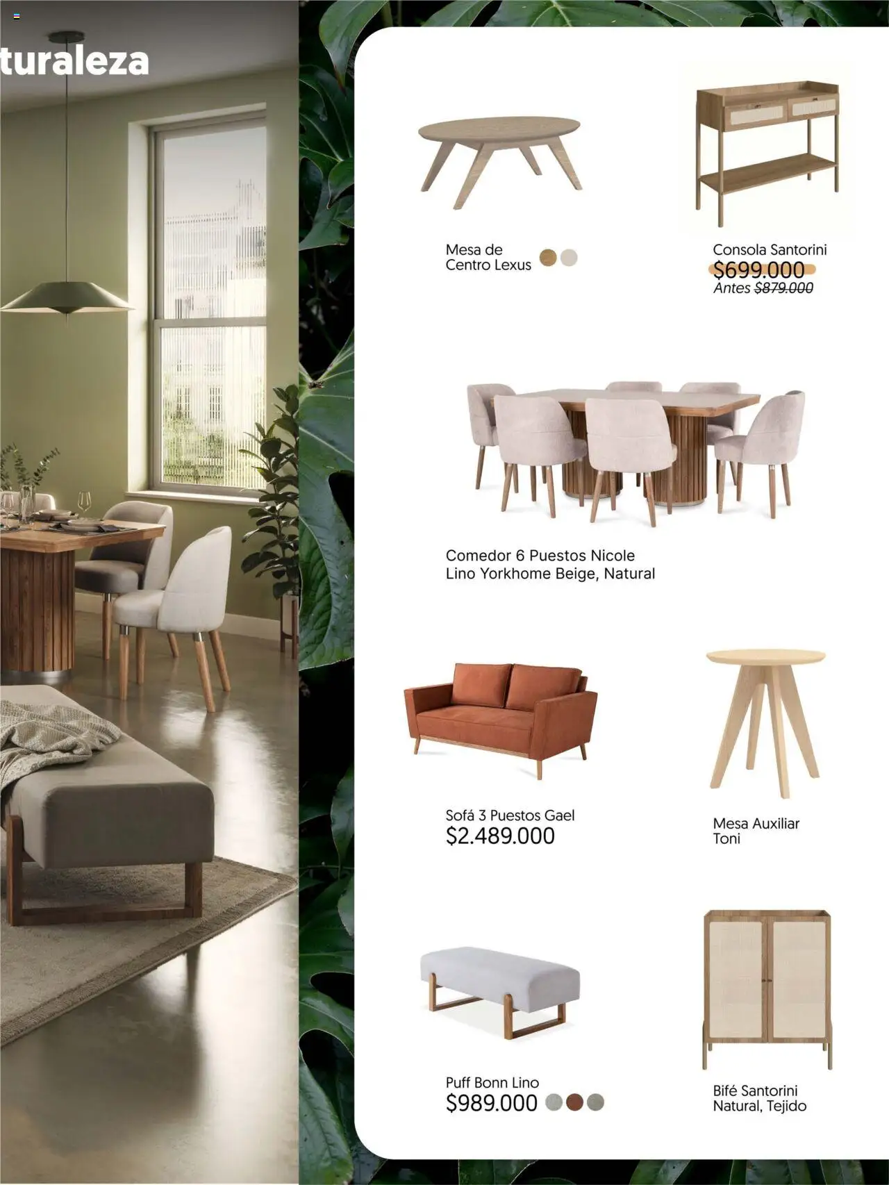 Muebles jamar revista - valida desde el 08.11.2024 | Página: 9 | Productos: Sofá, Mesa
