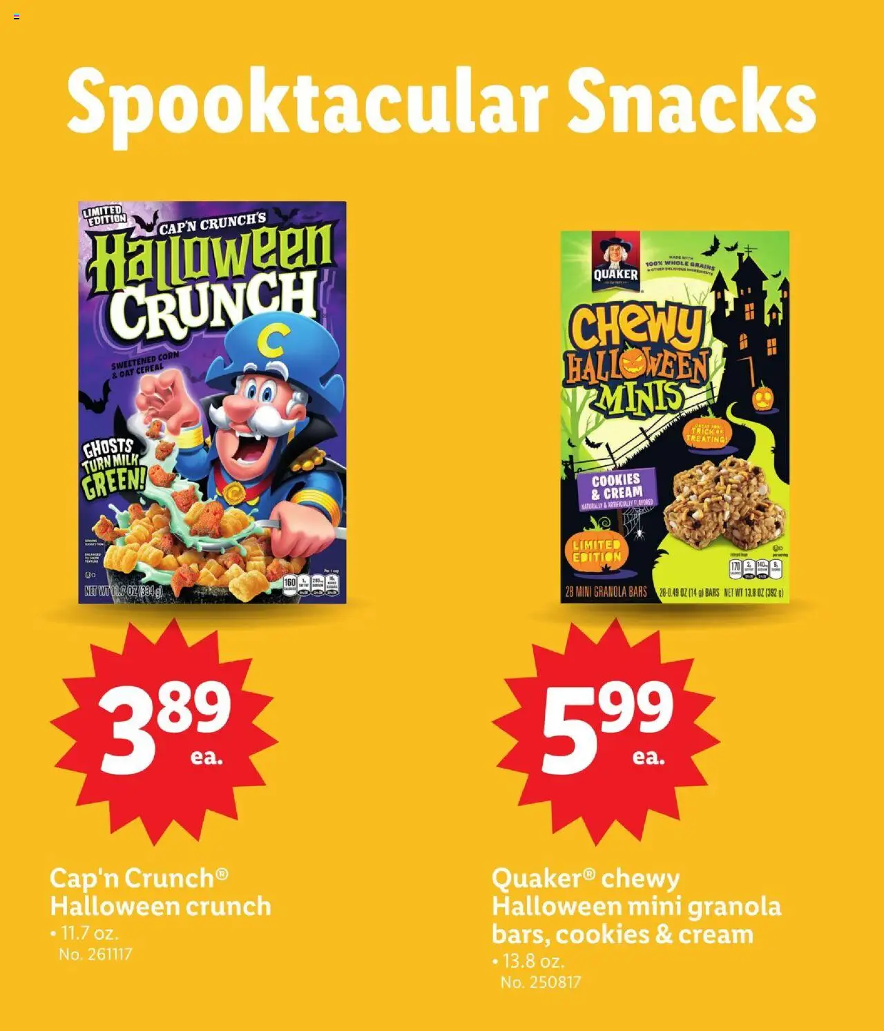 Lidl Weekly Ad - GA - valid from 20.08.2025 | Page: 7 | Products: Corn, Milk, Cream, Cookies