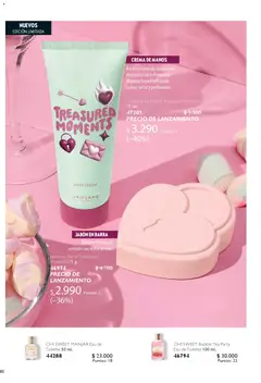 Oriflame catálogo válido desde el 14.02.2026 | Página: 80 | Productos: Eau de toilette, Crema de manos, Jabón, Crema