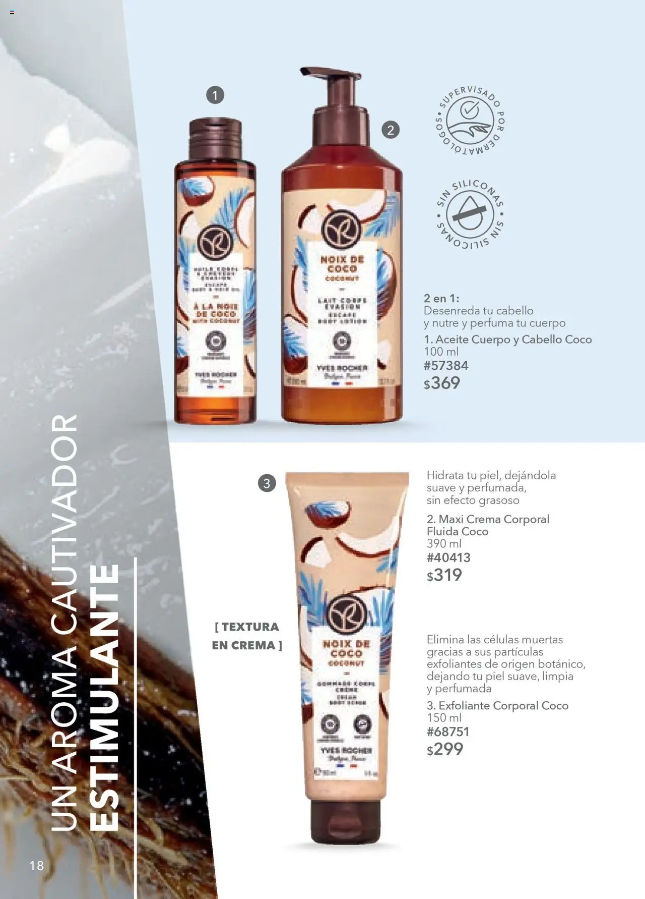 Nuevas ofertas de Yves Rocher válidas en toda la República Mexicana desde el 07.10.2025. ¡Encuentra las mejores ofertas en Yves Rocher - Campaña 14 2025! | Página: 18 | Productos: Crema, Exfoliante corporal, Aceite, Crema corporal