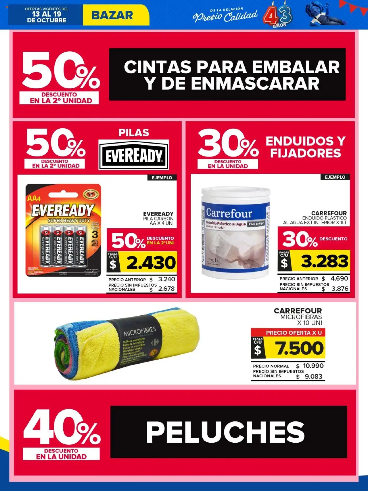 Carrefour Maxi catálogo │ válido desde el 13.10.2025 | Página: 27 | Productos: Enduido, Pila, Pilas, Agua