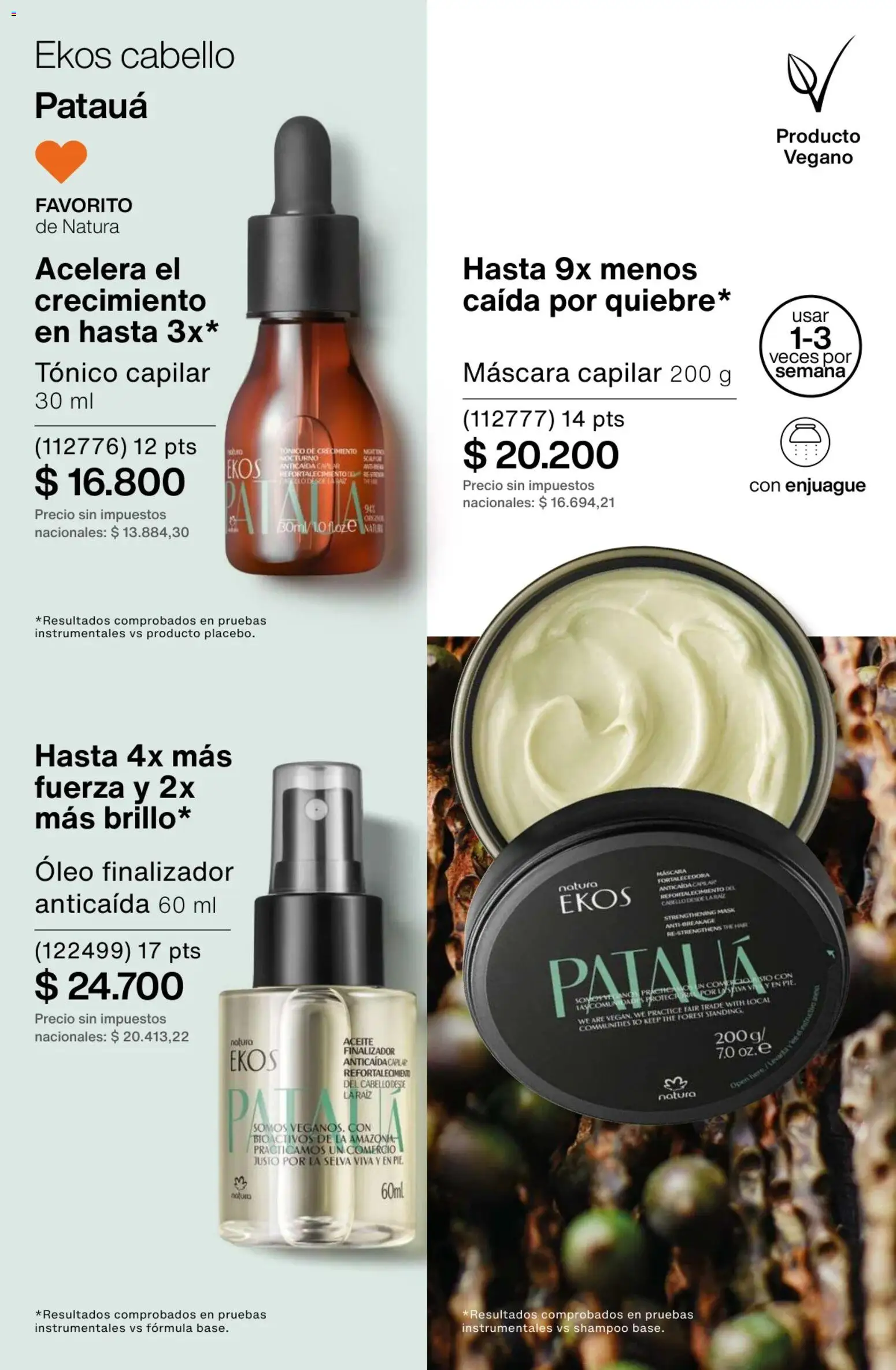 Catálogo Natura Ciclo 1/2026 │ válido desde el 06.01.2026 | Página: 265 | Productos: Aceite, Máscara, Shampoo