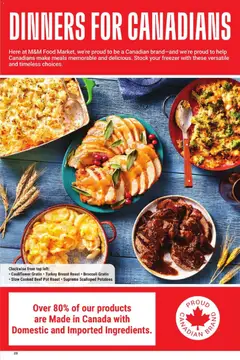 Preview of M&M Food Market - Meal Guide from shop M&M Food Market valid from 20.01.2026 | Page: 20 | Products: Beef, Turkey, Potatoes, Freezer