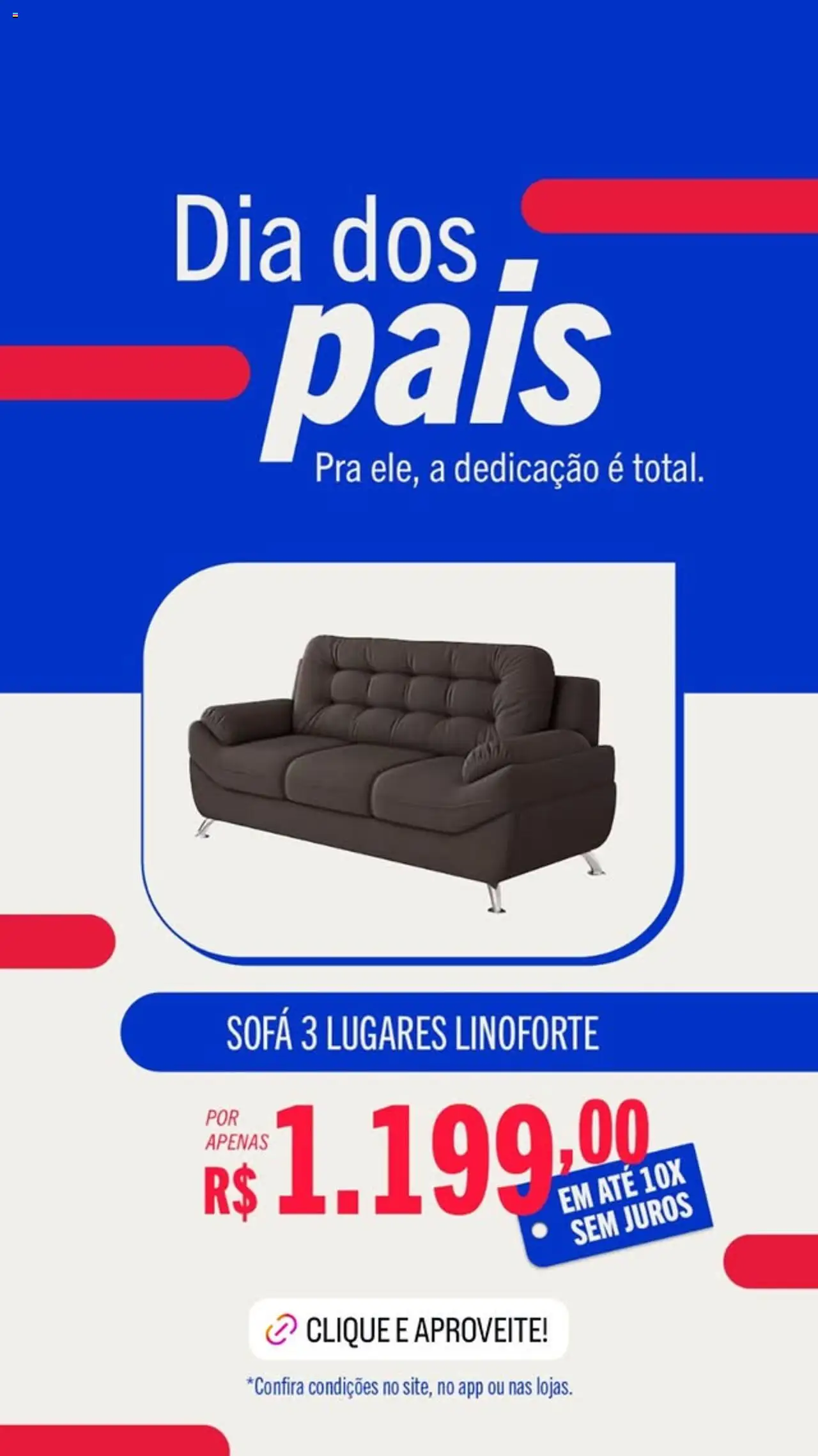 Casas Bahia Folheto - válido de 01.08.2025 | Página: 10 | Produtos: Sofá