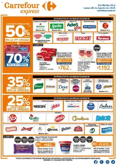 Vista previa Carrefour ofertas Express válido desde el 19.08.2025