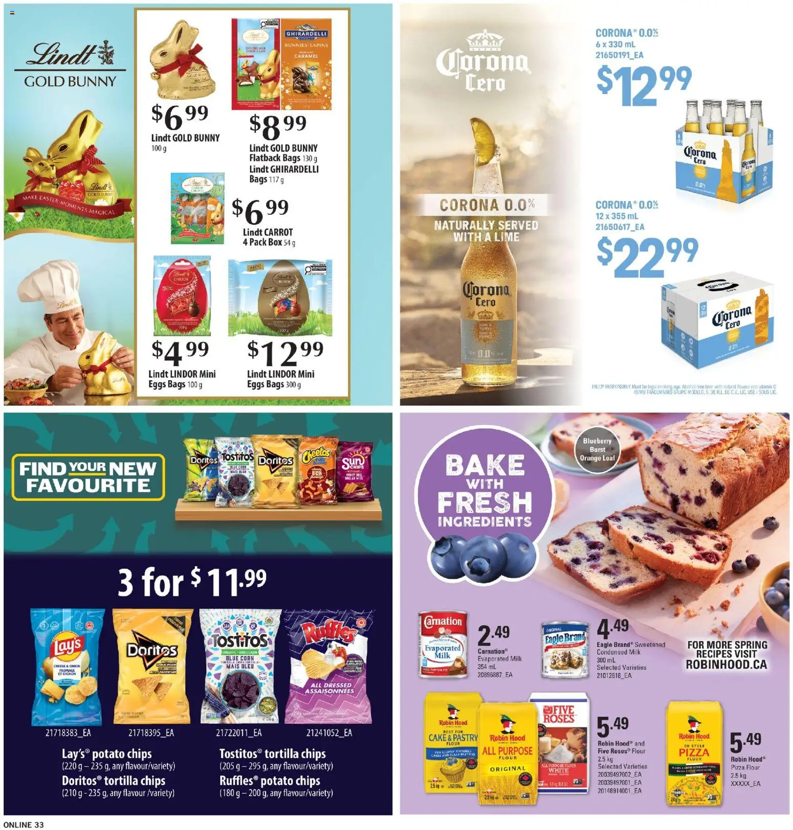 Fortinos flyer valid from 26.03.2026 | Page: 32 | Products: Chips, Carrot, Box, Pizza