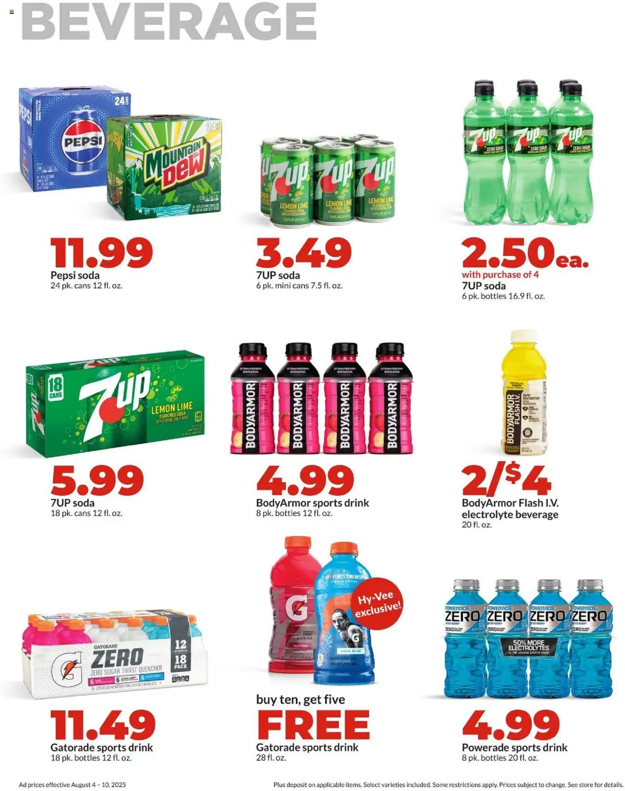 HyVee Weekly Ad - valid from 04.08.2025 | Page: 23 | Products: Sugar, Lemon, Lime