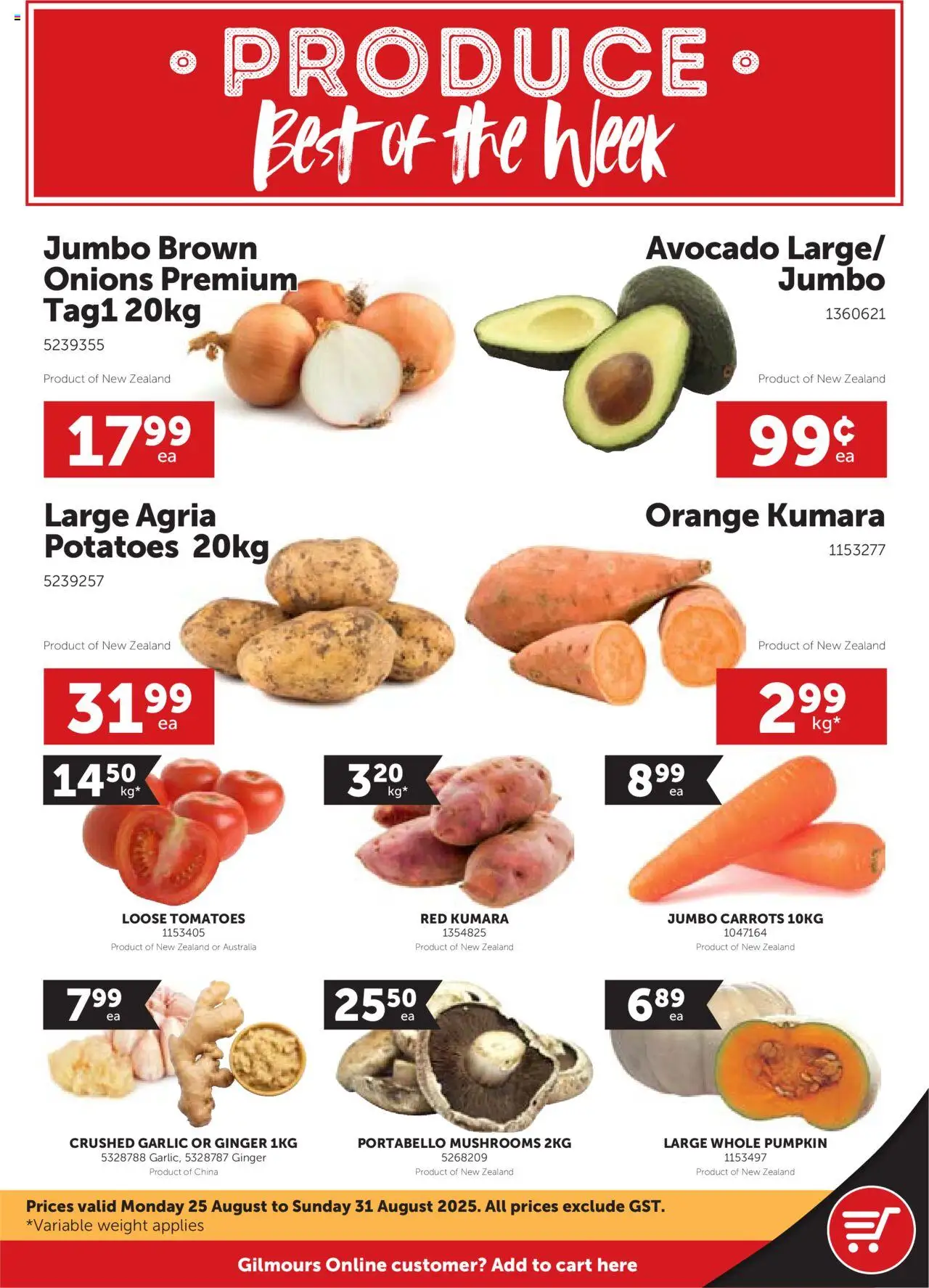 Gilmours catalogue from 25.08.2025 | Page: 1