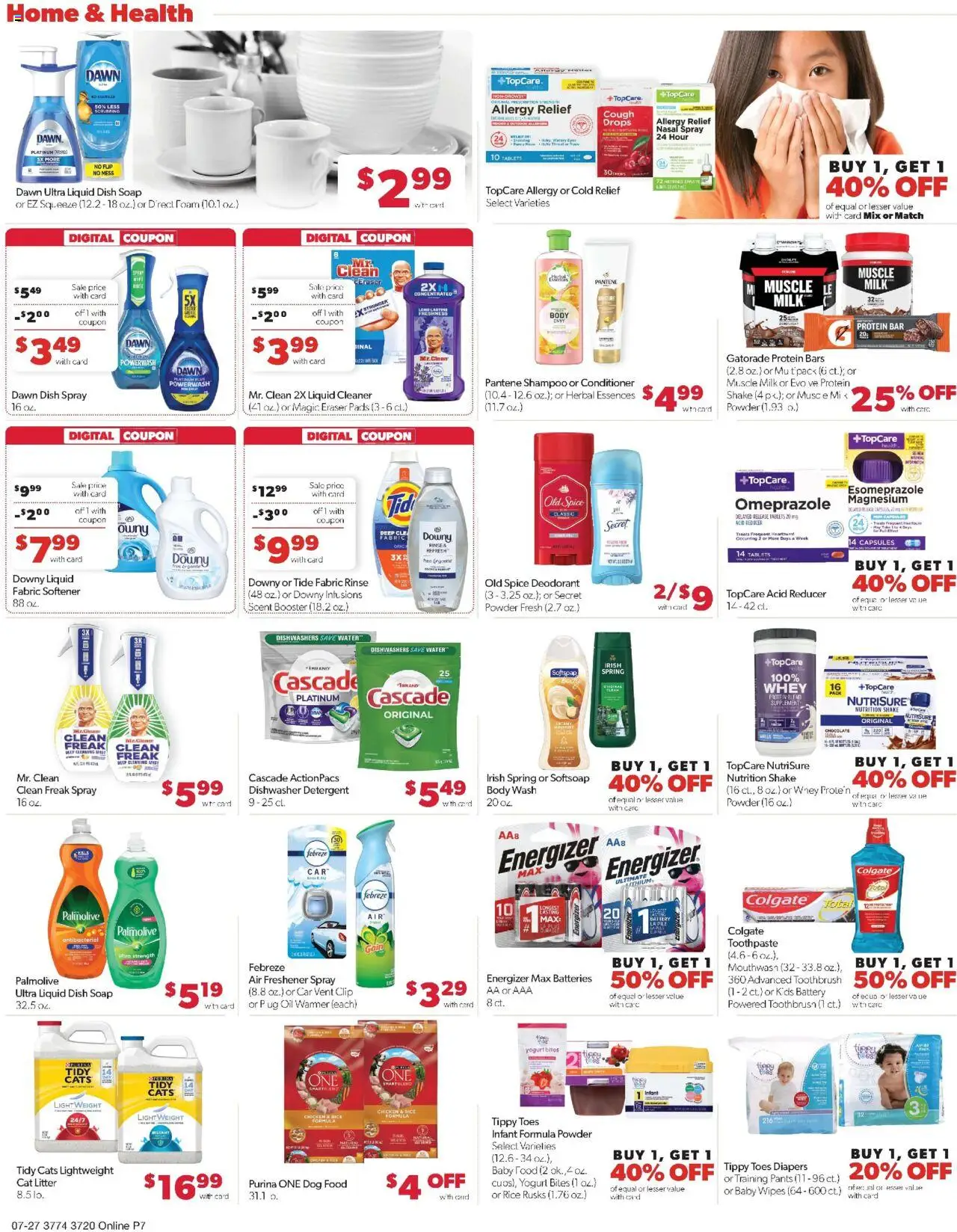 Family Fare Weekly Ad - IA - valid from 25.07.2025 | Page: 14 | Products: Cat Litter, Shampoo, Milk, Rice
