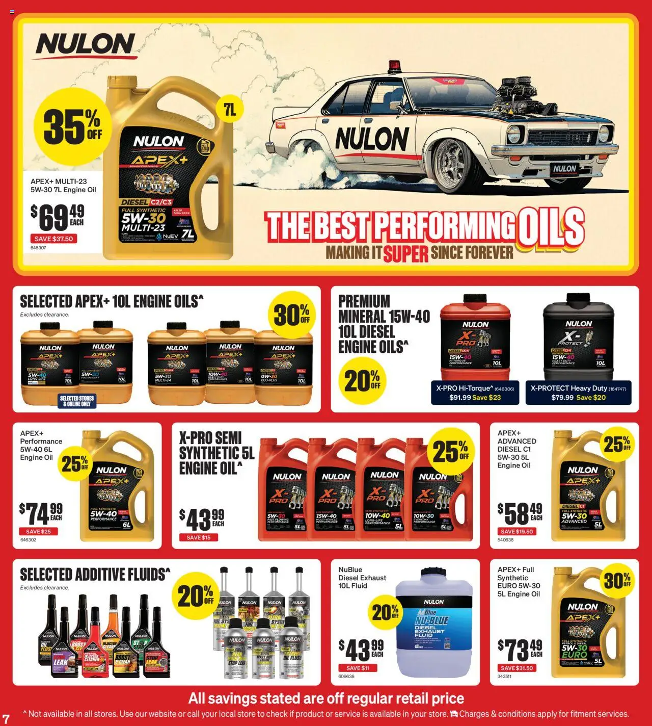 Supercheap Auto catalogue - valid from 15.10.2025 | Page: 7 | Products: Oil