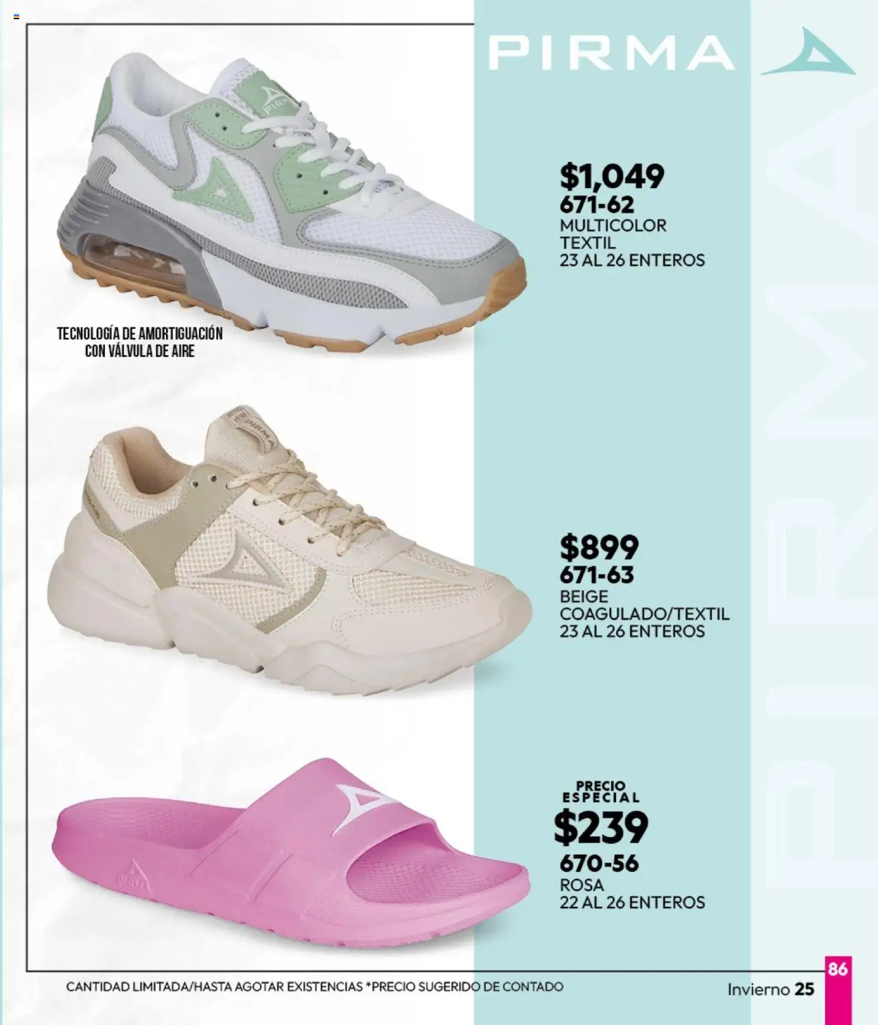 Nuevas ofertas de Cklass válidas en toda la República Mexicana desde el 16.09.2025. ¡Encuentra las mejores ofertas en Cklass - Catálogo Invierno Sportbrands! | Página: 87 | Productos: Válvula