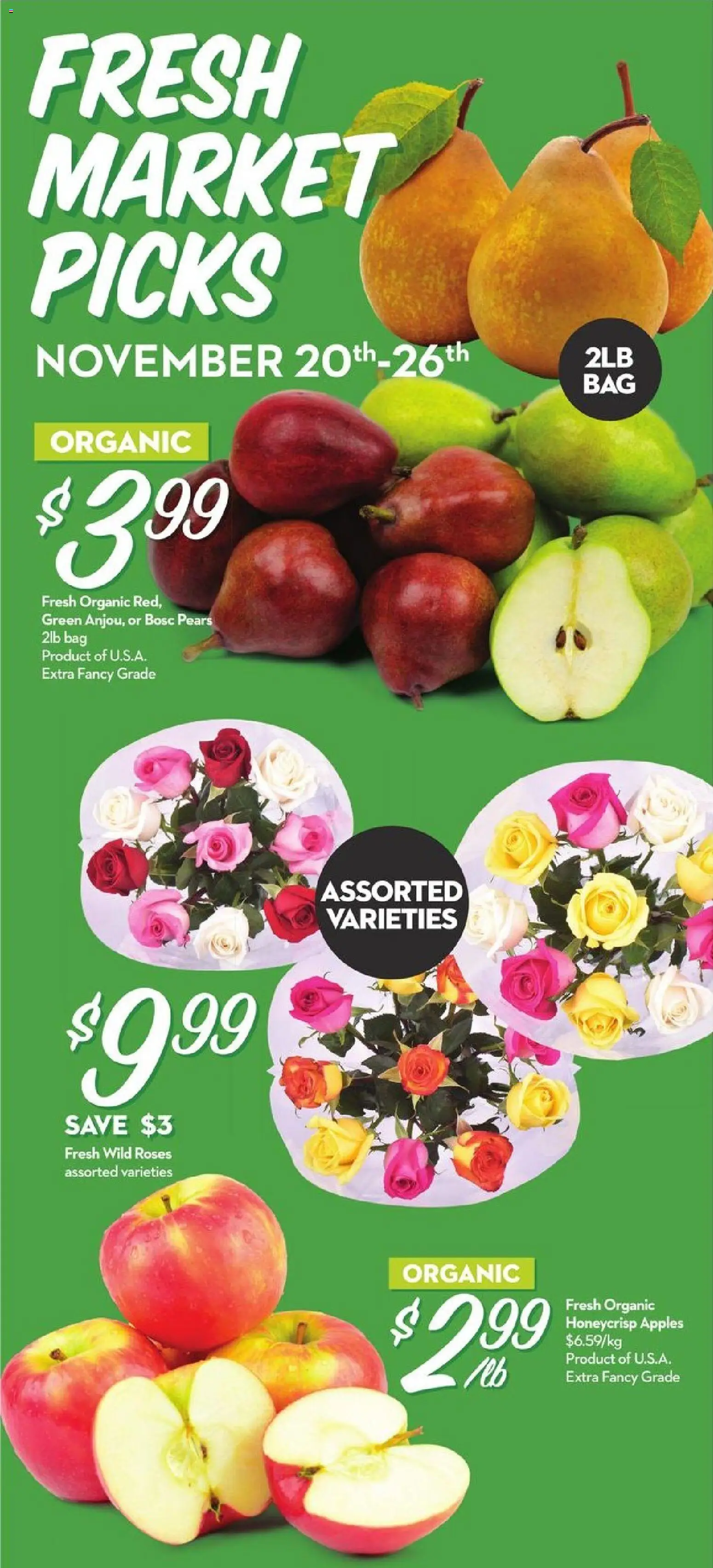 Longo's flyer valid from 20.11.2025 | Page: 2 | Products: Bag, Apples