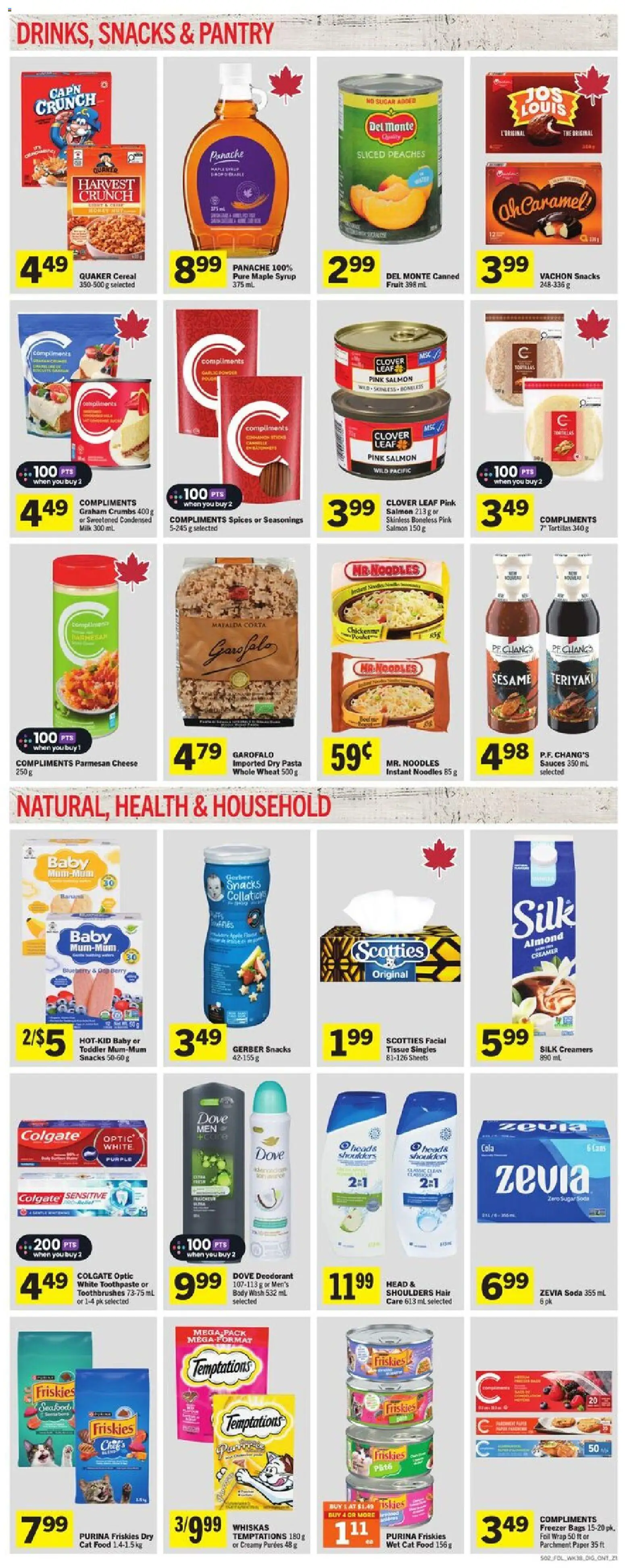Foodland flyer valid from 15.01.2026 | Page: 4 | Products: Body wash, Toothpaste, Milk, Cheese