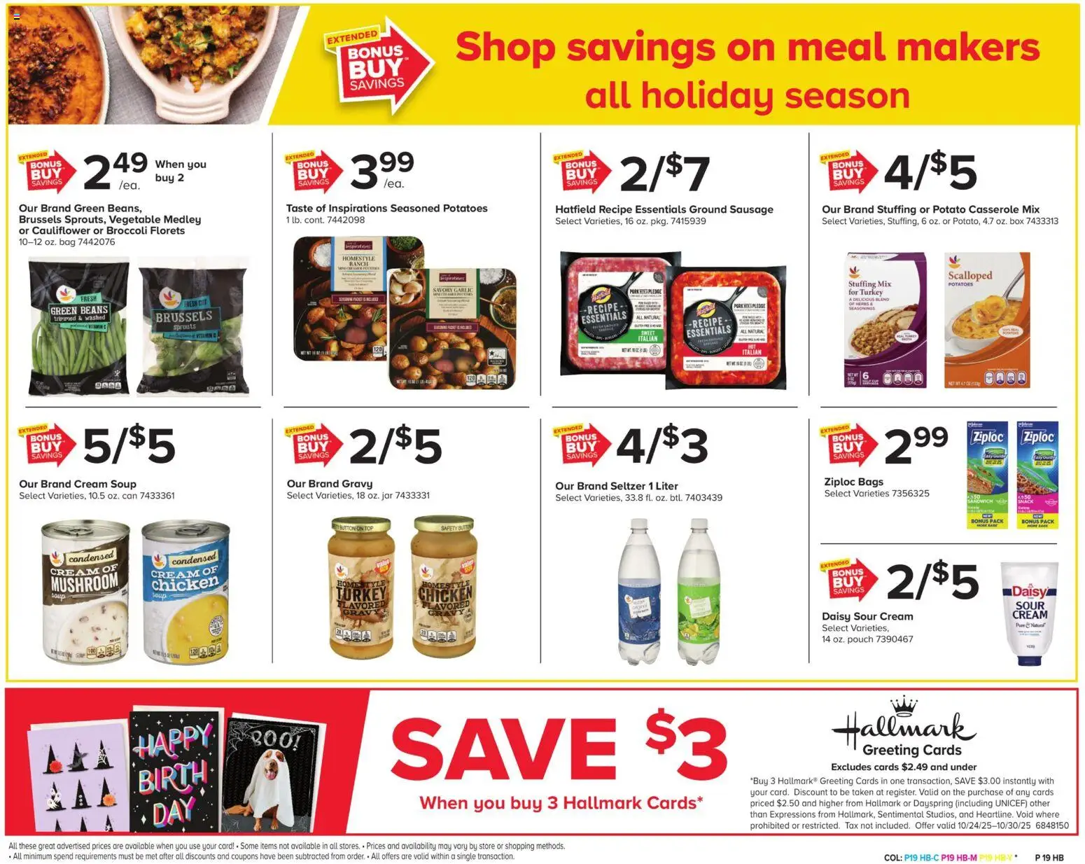 Giant Weekly Ad - valid from 24.10.2025 | Page: 22 | Products: Broccoli, Sour cream, Sausage, Garlic