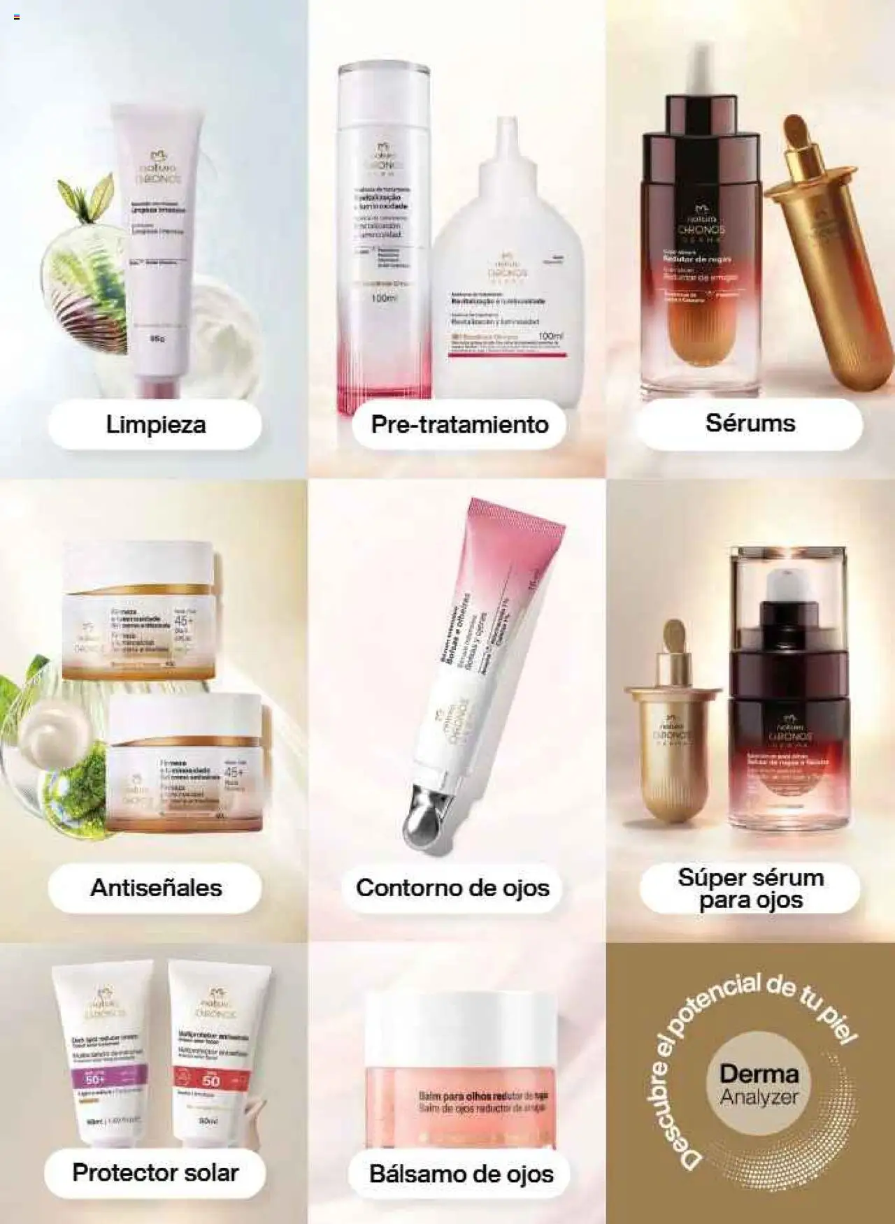 Nuevas ofertas de Natura válidas en toda la República Mexicana desde el 22.11.2025. ¡Encuentra las mejores ofertas en Natura campaña 17 2025! | Página: 107 | Productos: Contorno de ojos, Serum, Contorno, Protector solar