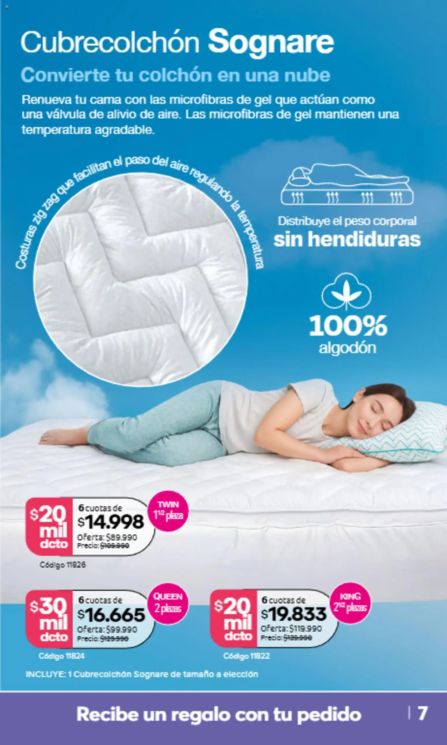 A3D ofertas  │ válido desde el 01.02.2026 | Página: 7 | Productos: Peso, Cama, Colchón, Algodón